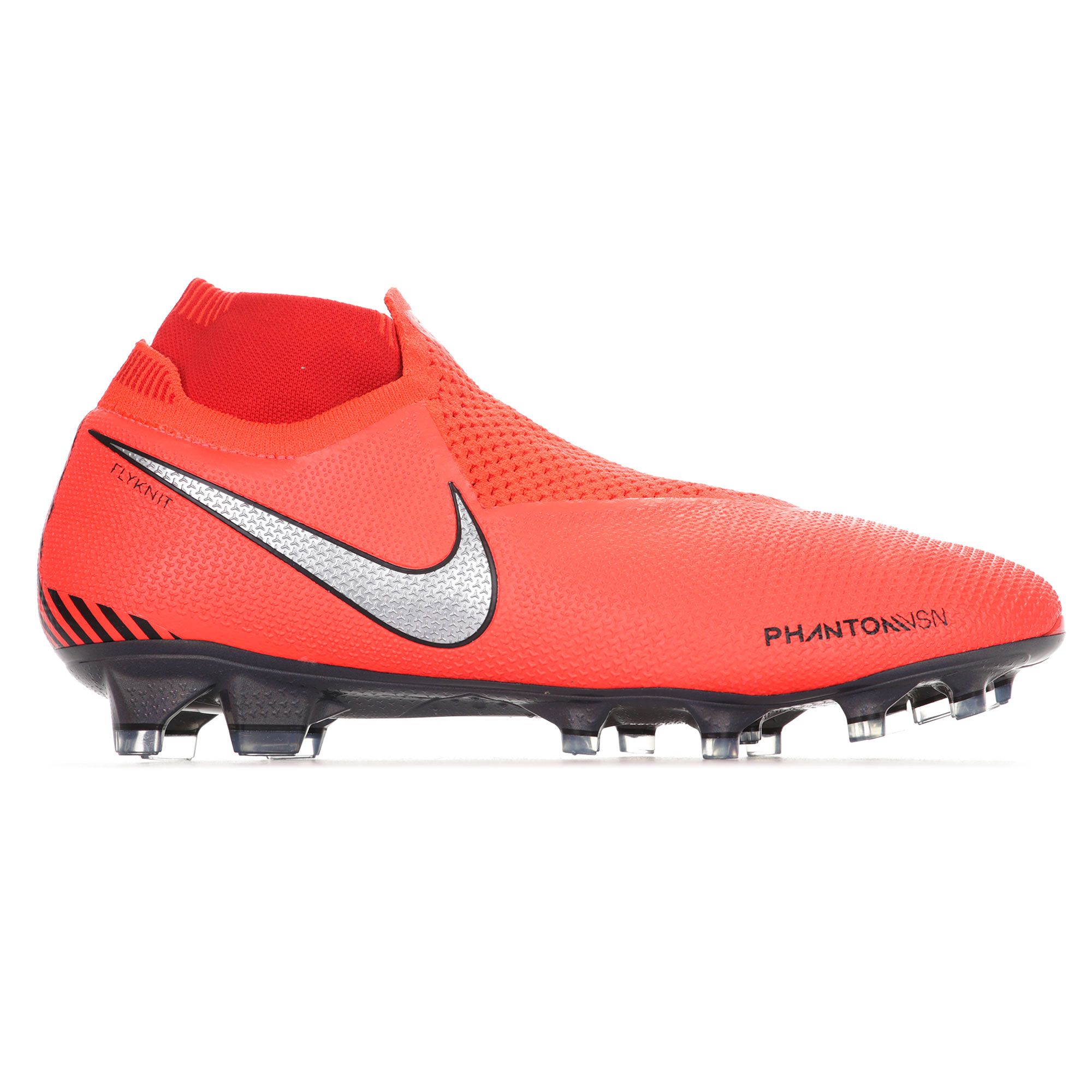 Botas de Futbol Phantom Vision Elite DF FG Rojo Plata