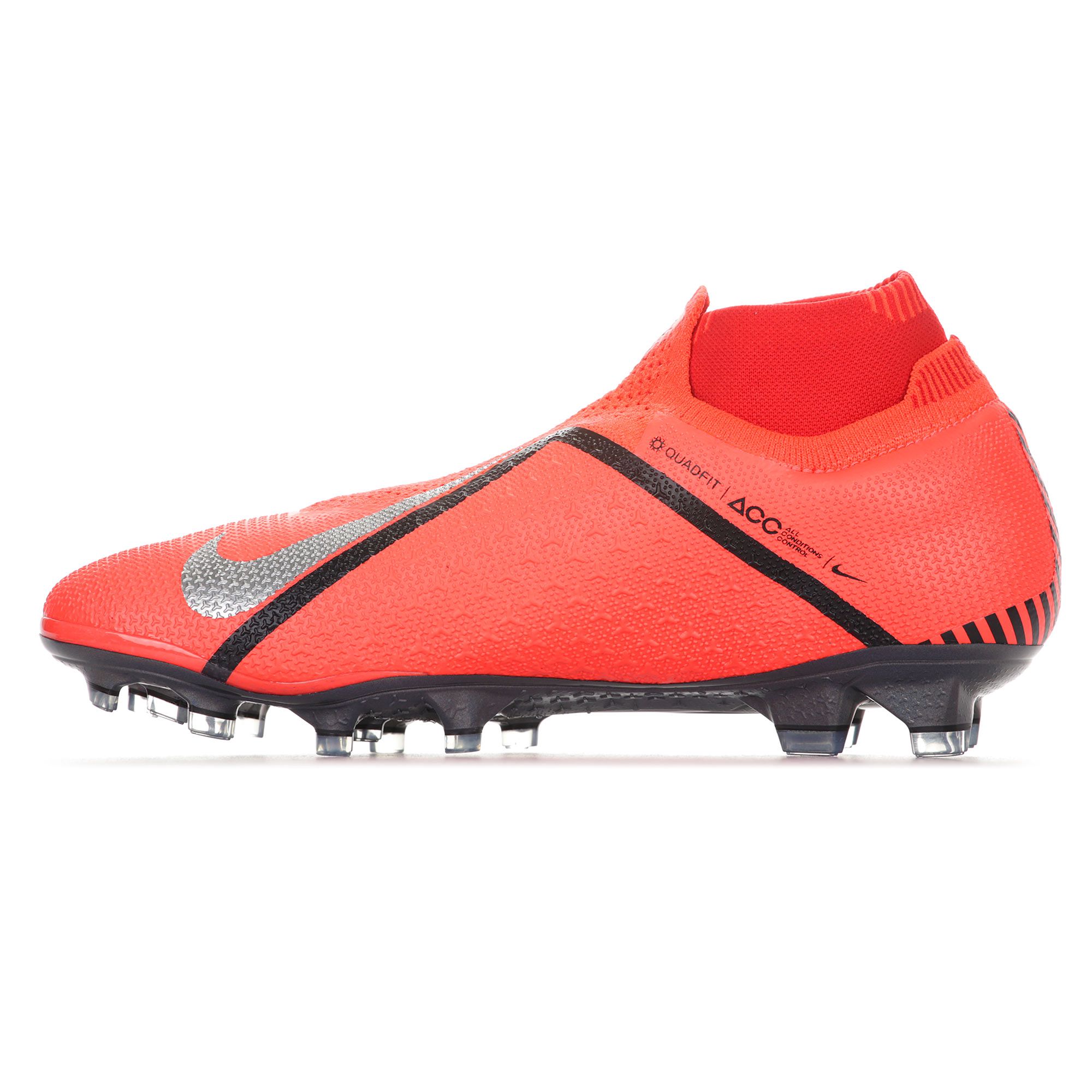 Botas de Futbol Phantom Vision Elite DF FG Rojo Plata