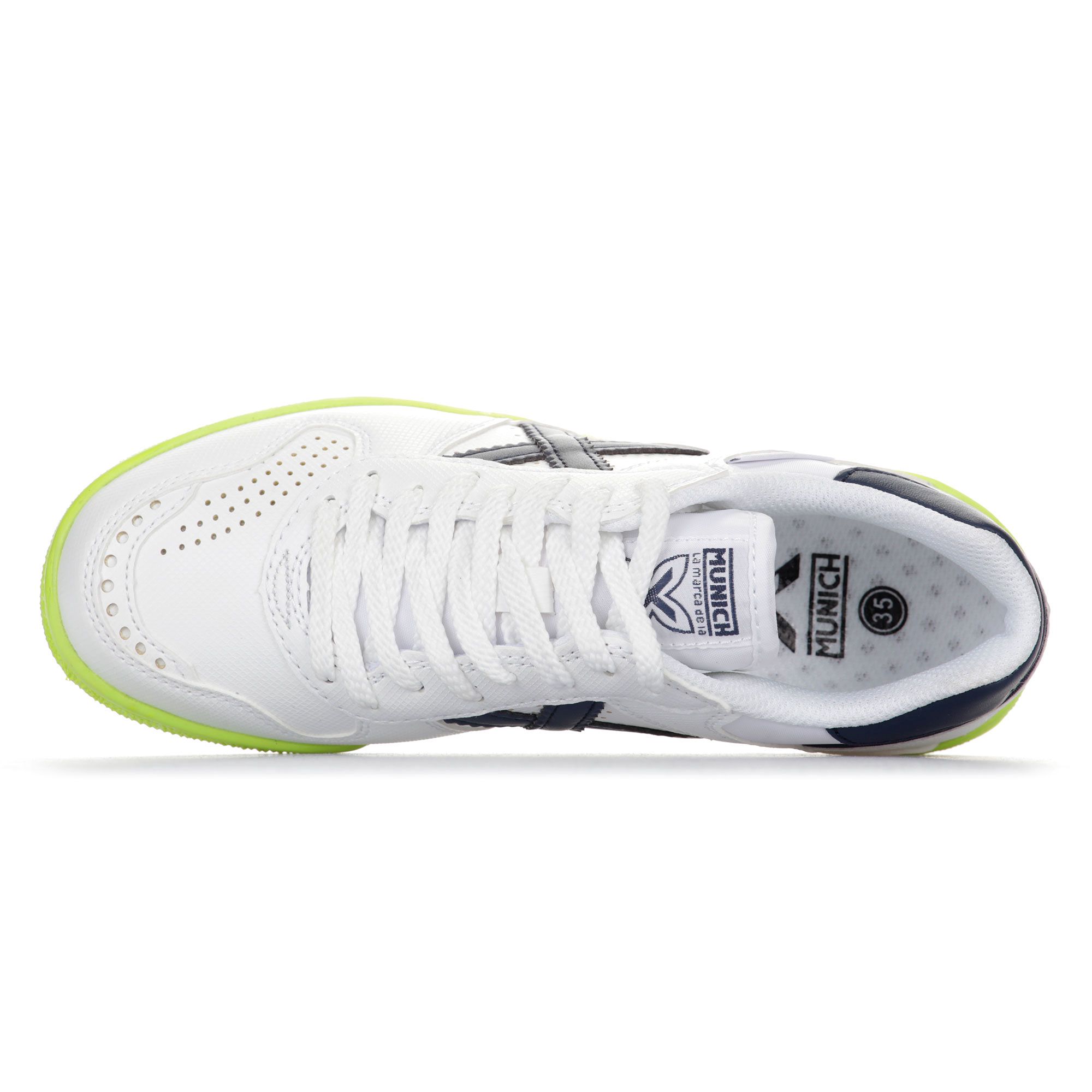 Zapatillas de Fútbol Sala Continental V2 Junior Blanco - Fútbol Factory