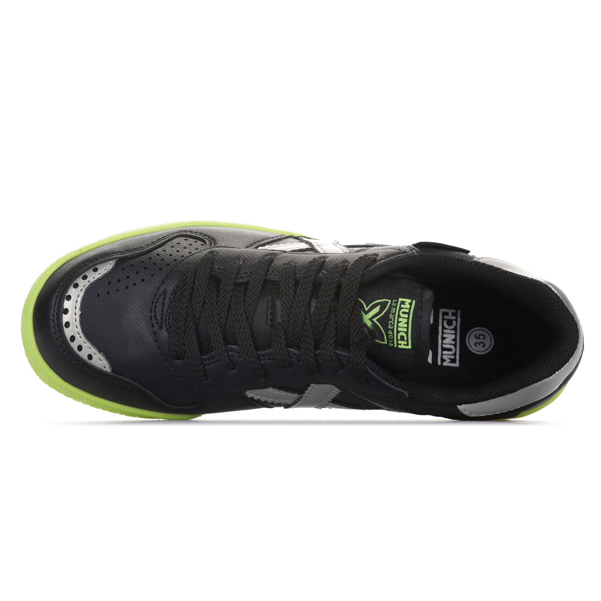 Zapatillas de Fútbol Sala Continental V2 Junior Negro - Fútbol Factory