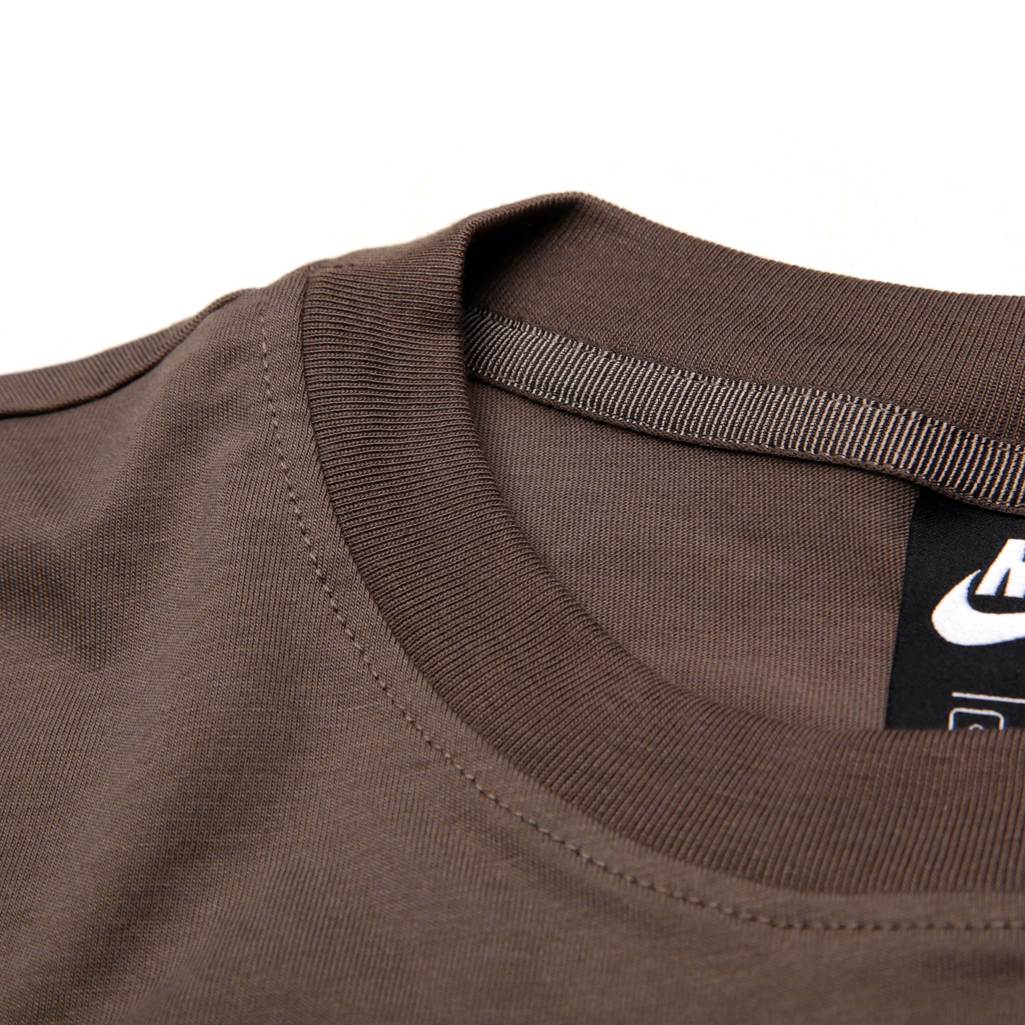 Camiseta Sportswear Top Crop Mujer Marrón - Fútbol Factory