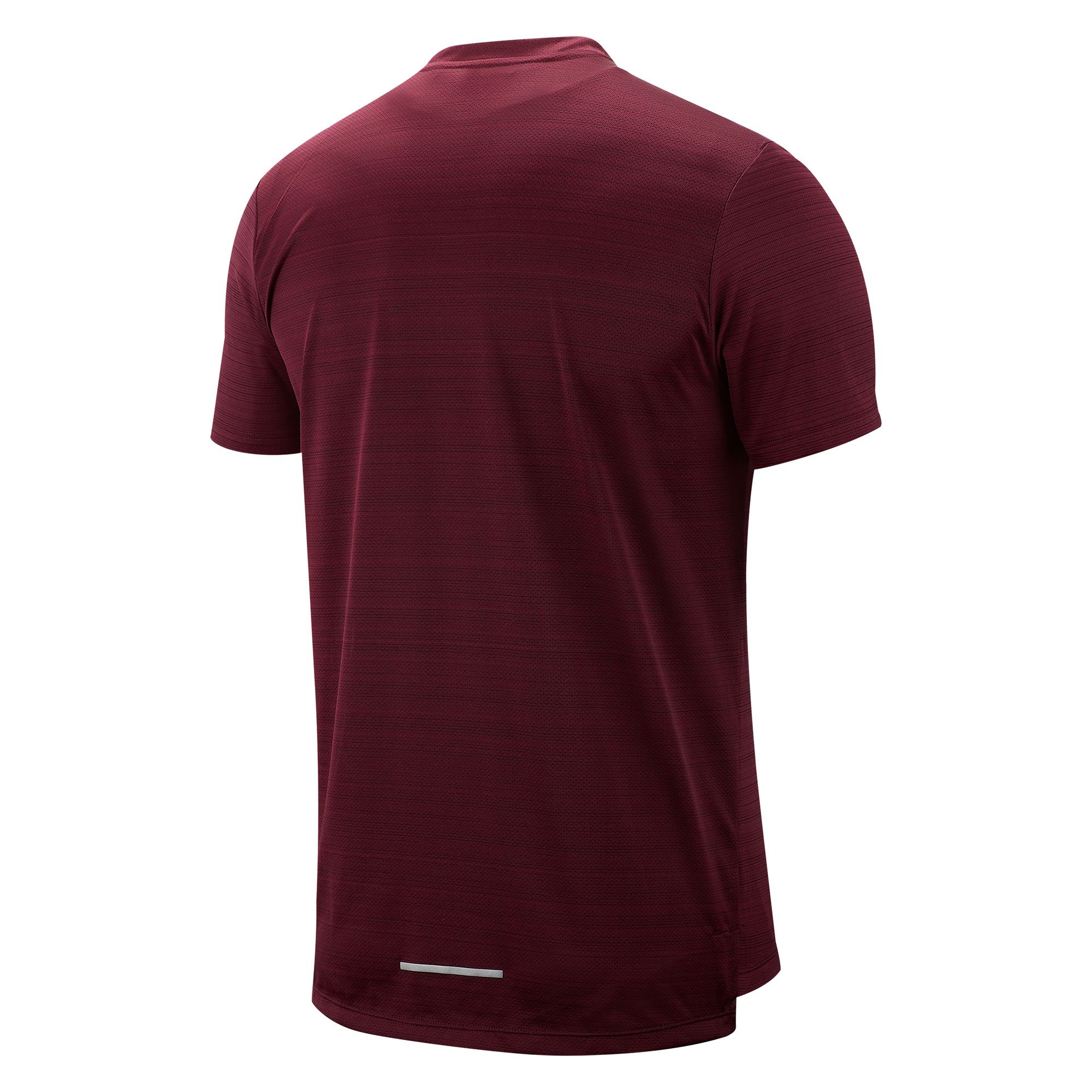Camiseta de Running Dri-FIT Miler Granate - Fútbol Factory
