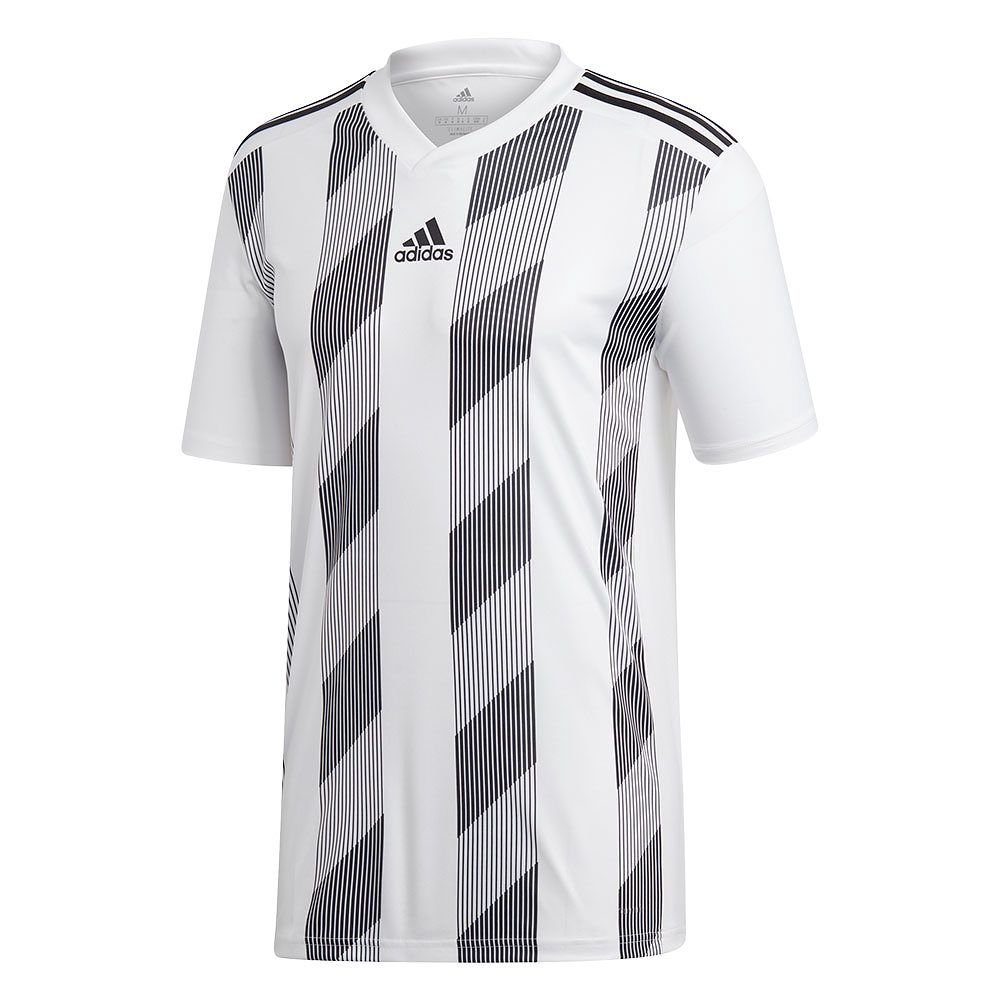 Camiseta Striped 19 Blanco Negro - Fútbol Factory