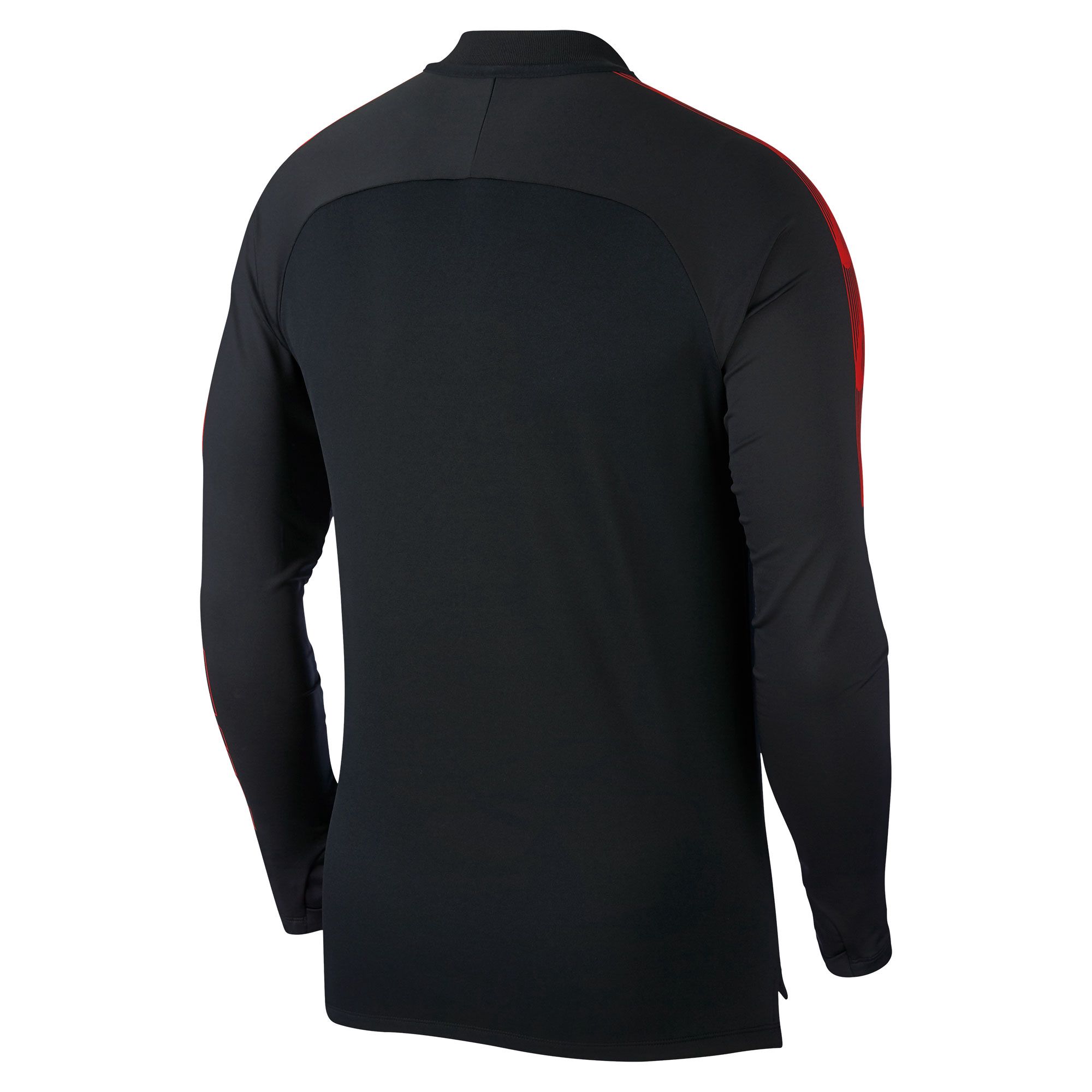 Camiseta Manga Larga de Training Dri-FIT Squad Negro Rojo - Fútbol Factory