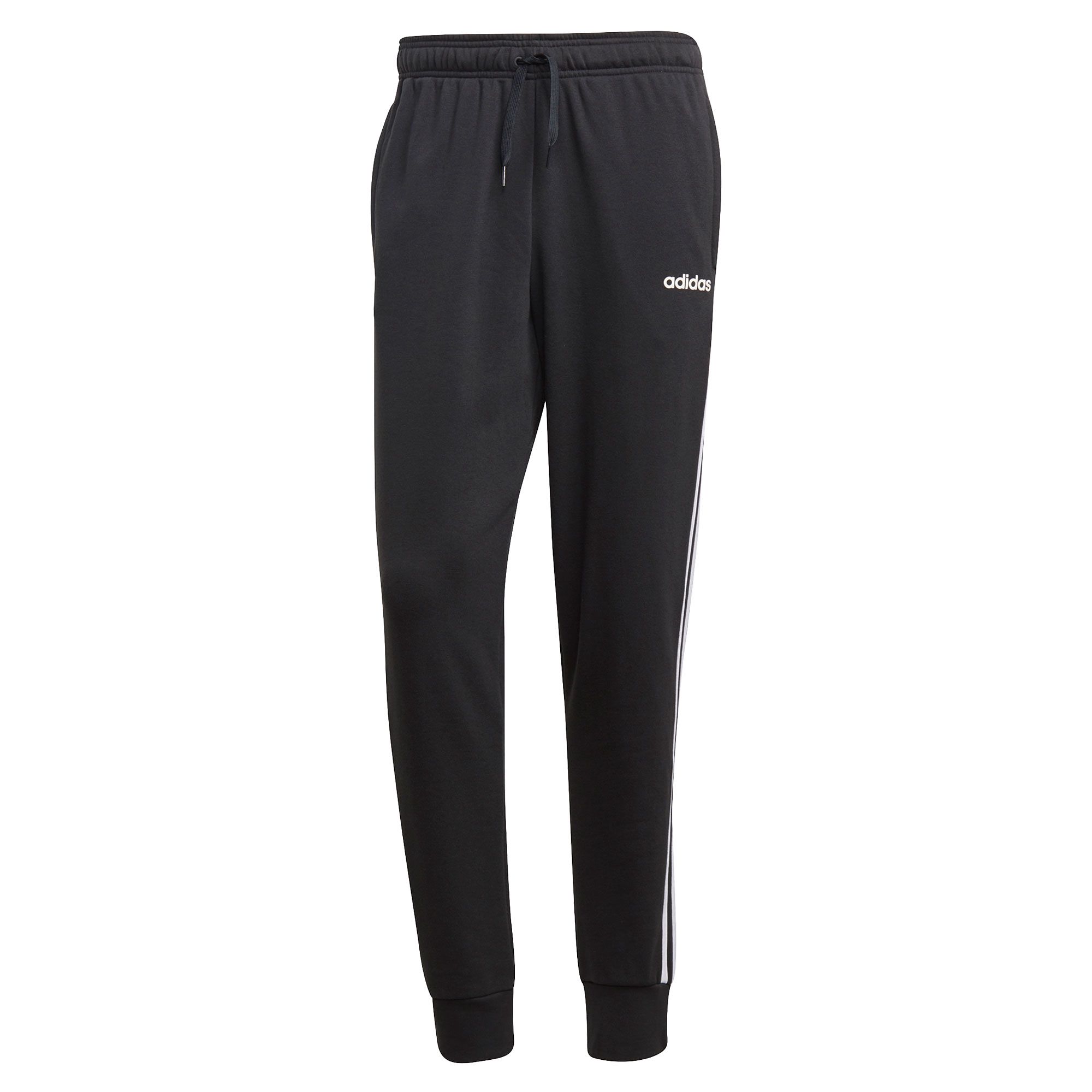 Pantalón de Paseo Essentials Tres Banda Negro Blanco - Fútbol Factory