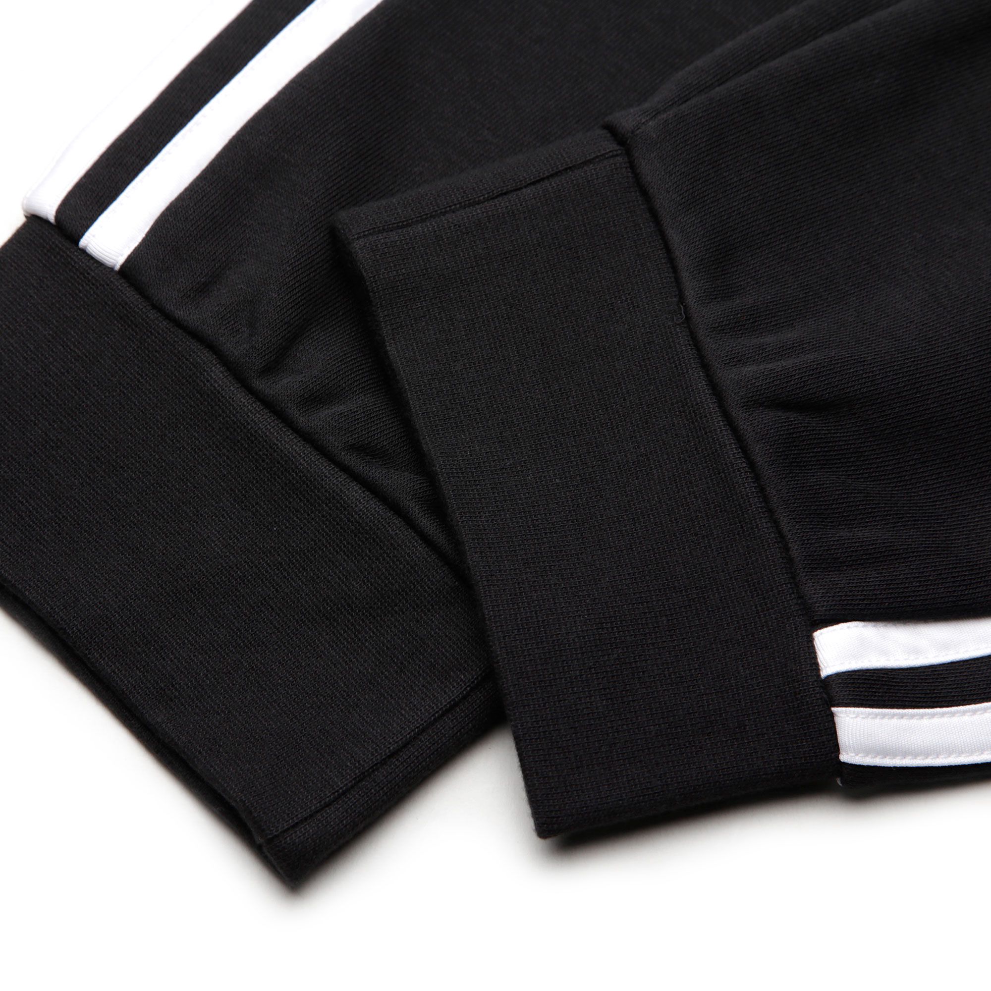 Pantalón de Paseo Essentials Tres Banda Negro Blanco - Fútbol Factory