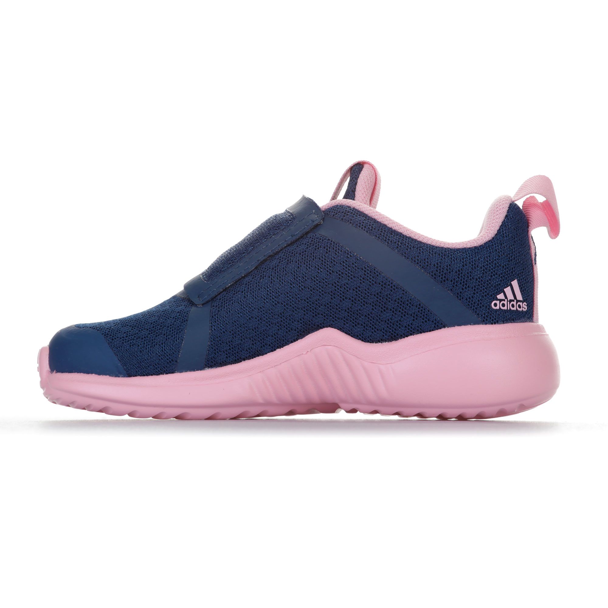 Zapatillas de Running FortaRun Velcro Junior Marino Rosa - Fútbol Factory