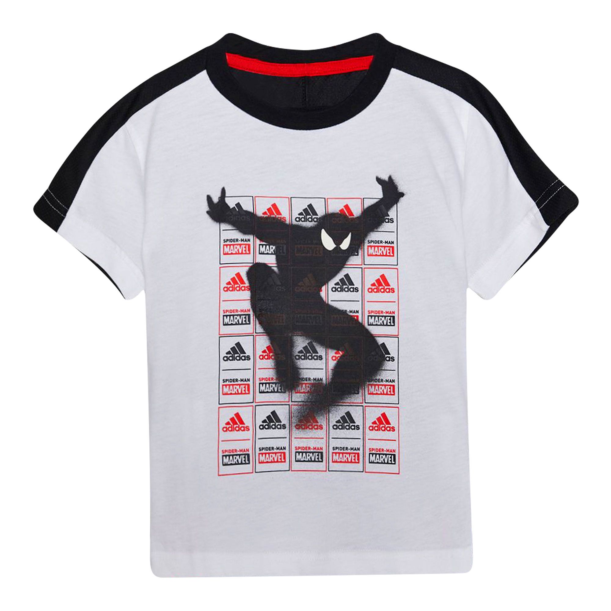 Conjunto Disney Spiderman Junior Blanco Negro - Fútbol Factory