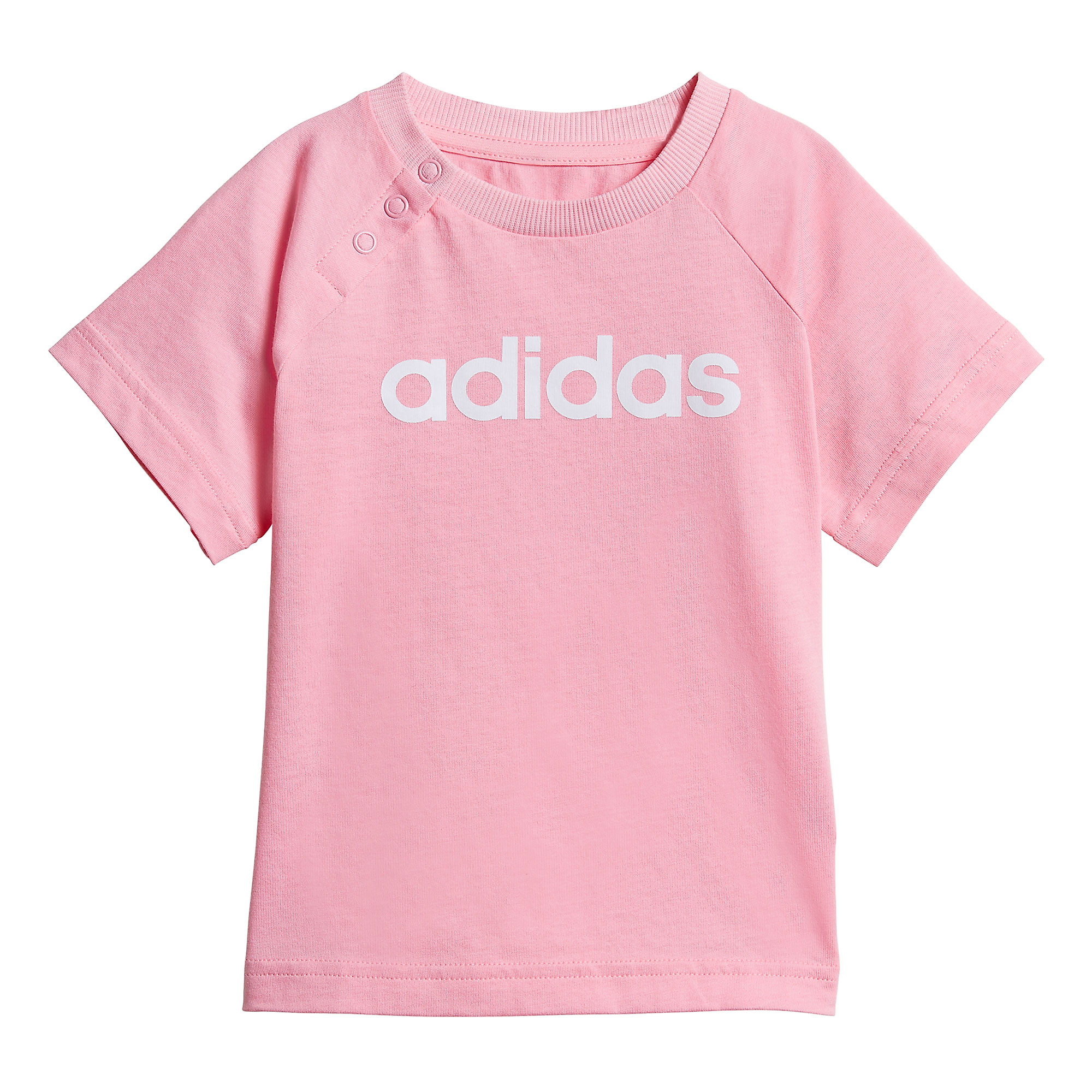 Conjunto de Paseo Summer Bebé Rosa Gris - Fútbol Factory