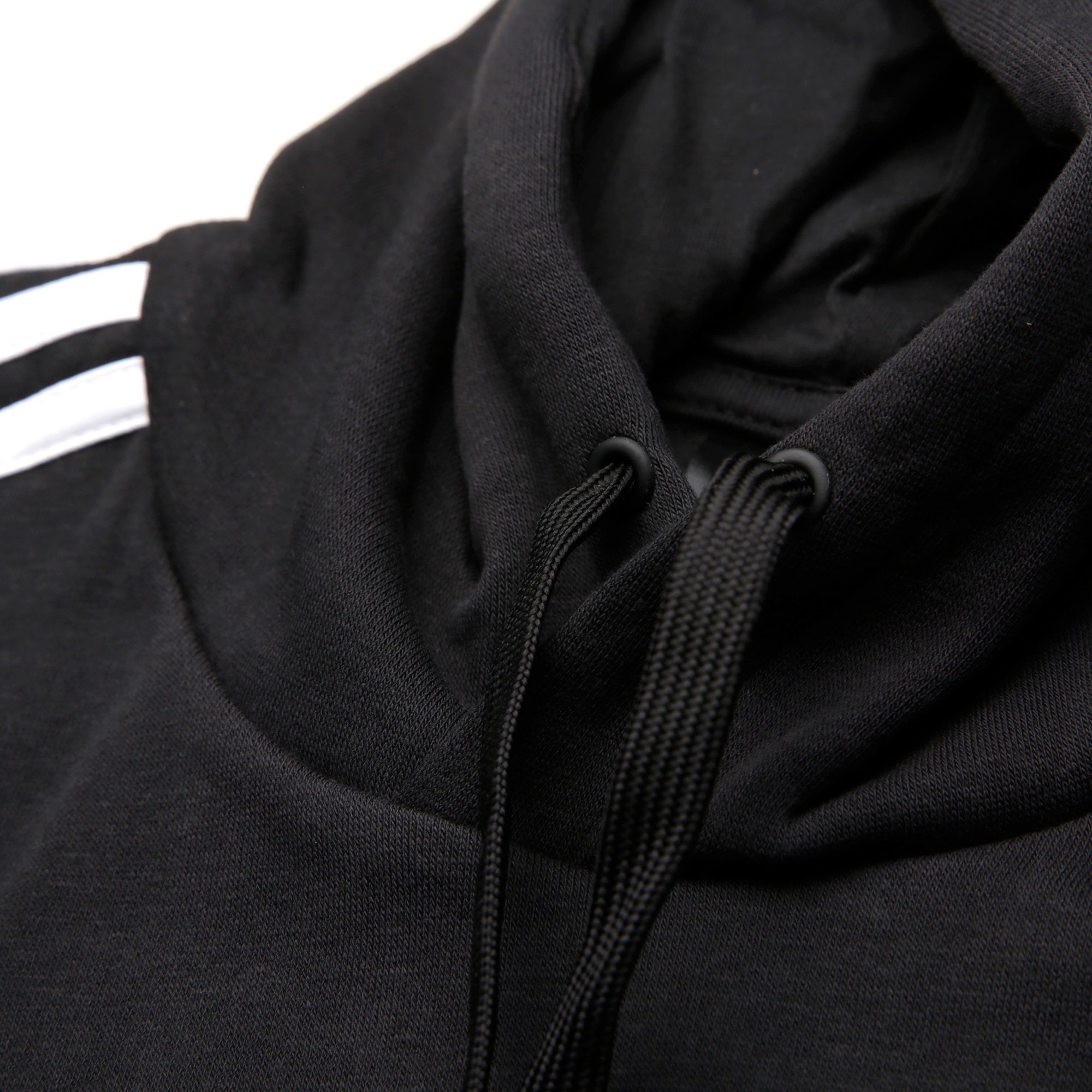 Sudadera de Paseo Essentials Tres Bandas Negro - Fútbol Factory
