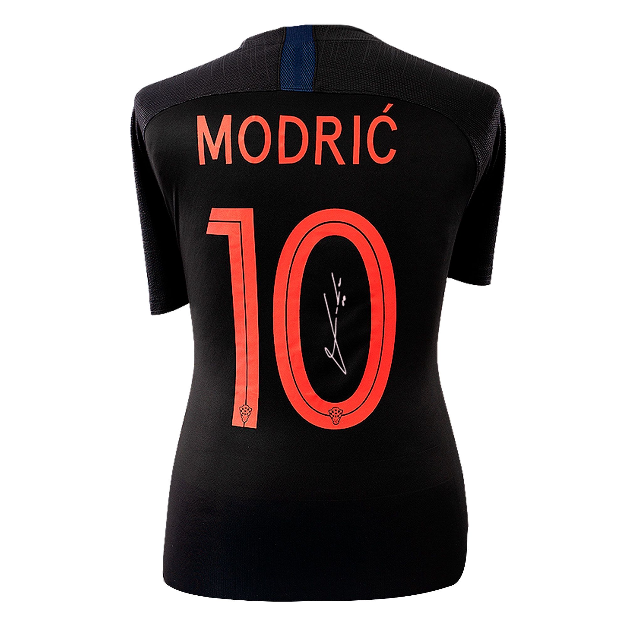 Camiseta Croacia Mundial 2018 firmada Luka Modric - Fútbol Factory