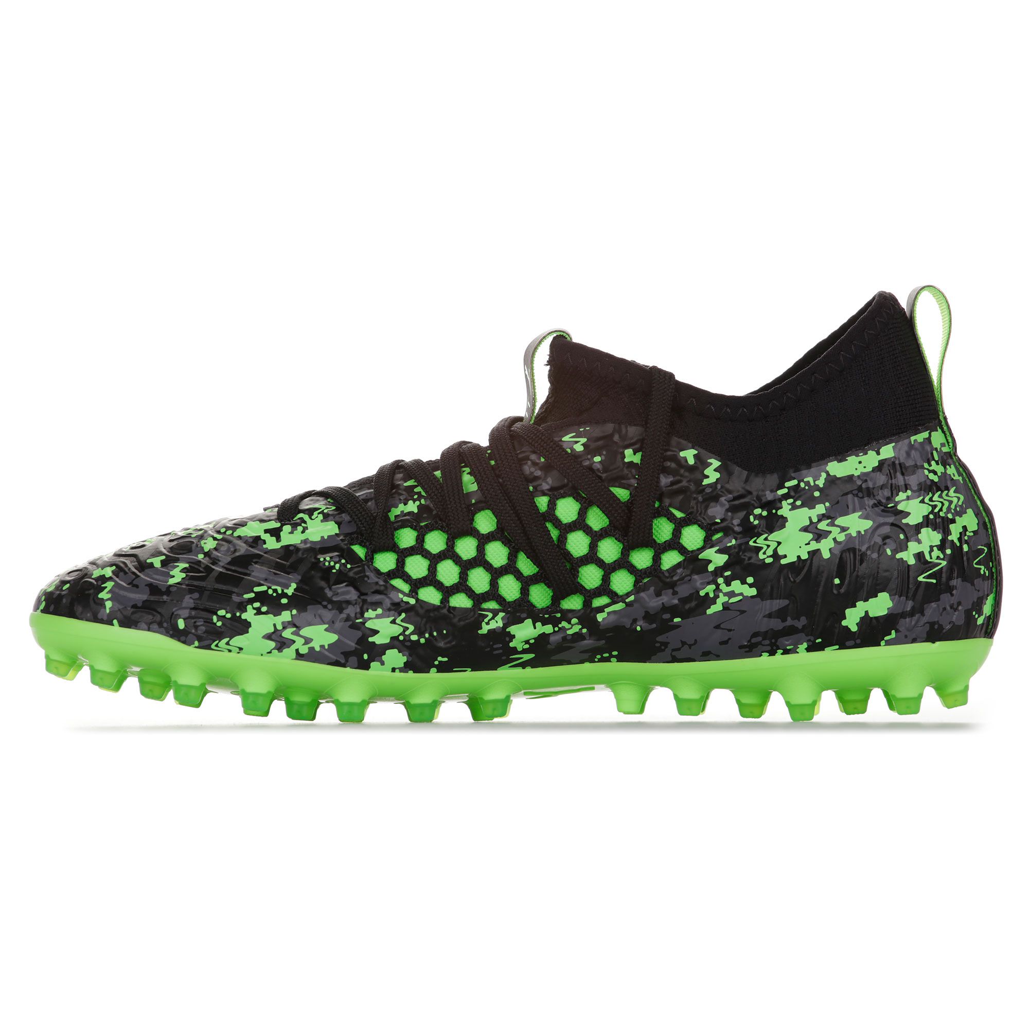 Botas de Fútbol Future 19.3 NETFIT MG Negro Verde - Fútbol Factory
