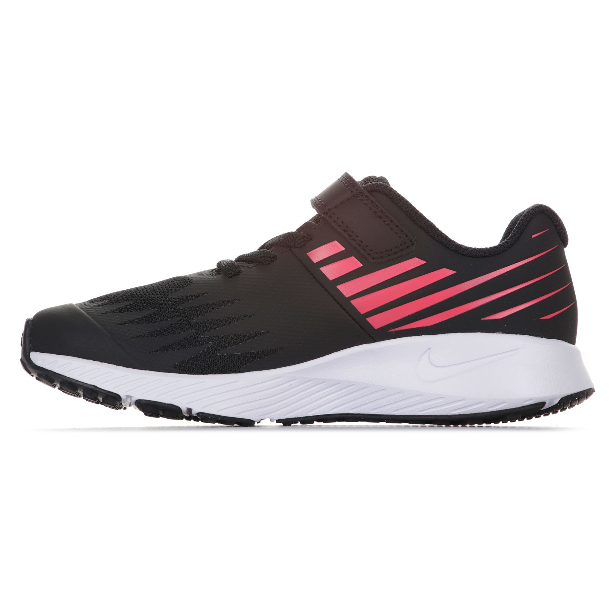 Zapatillas Star Runner Velcro Junior Negro - Fútbol Factory