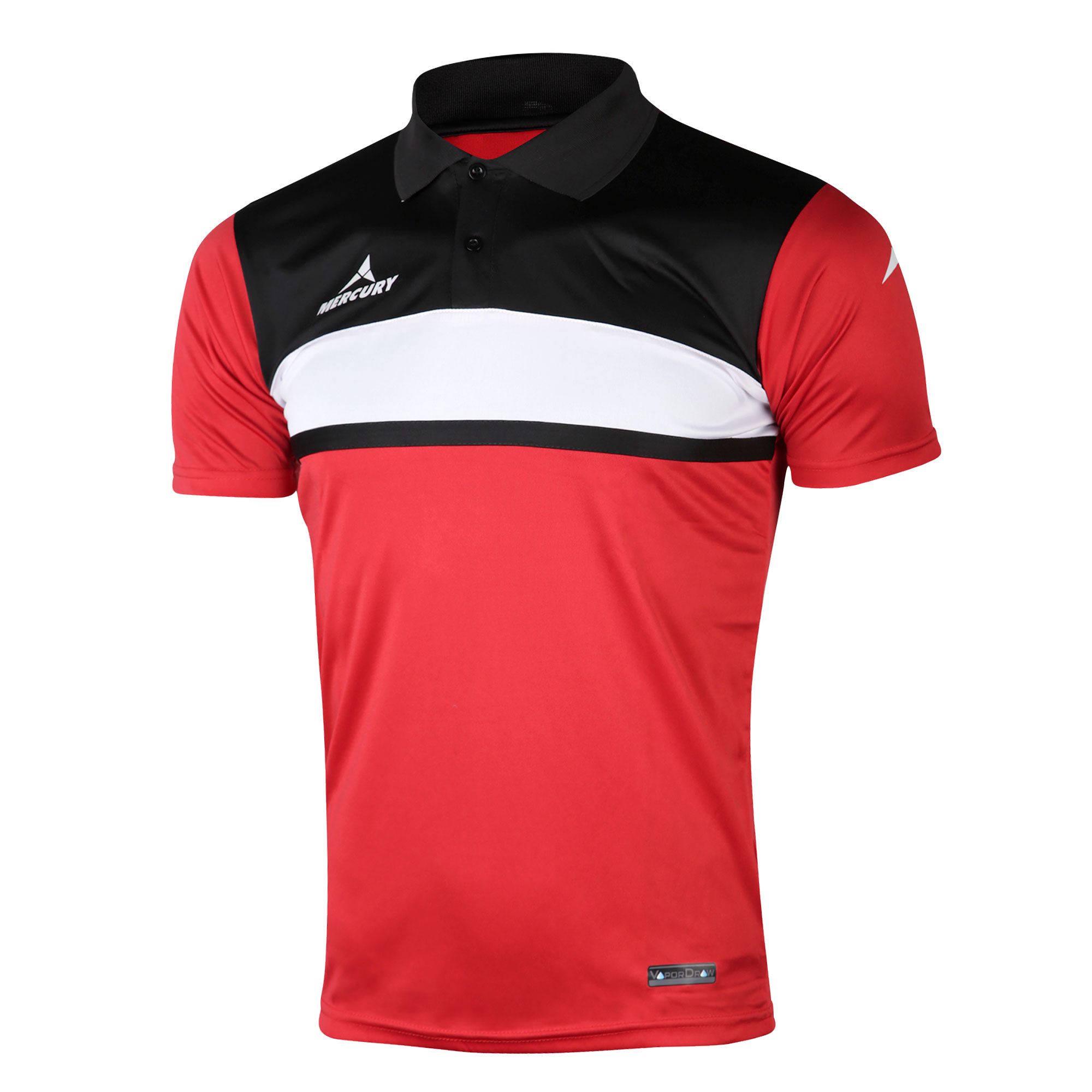 Polo de Paseo Suecia Rojo Negro - Fútbol Factory
