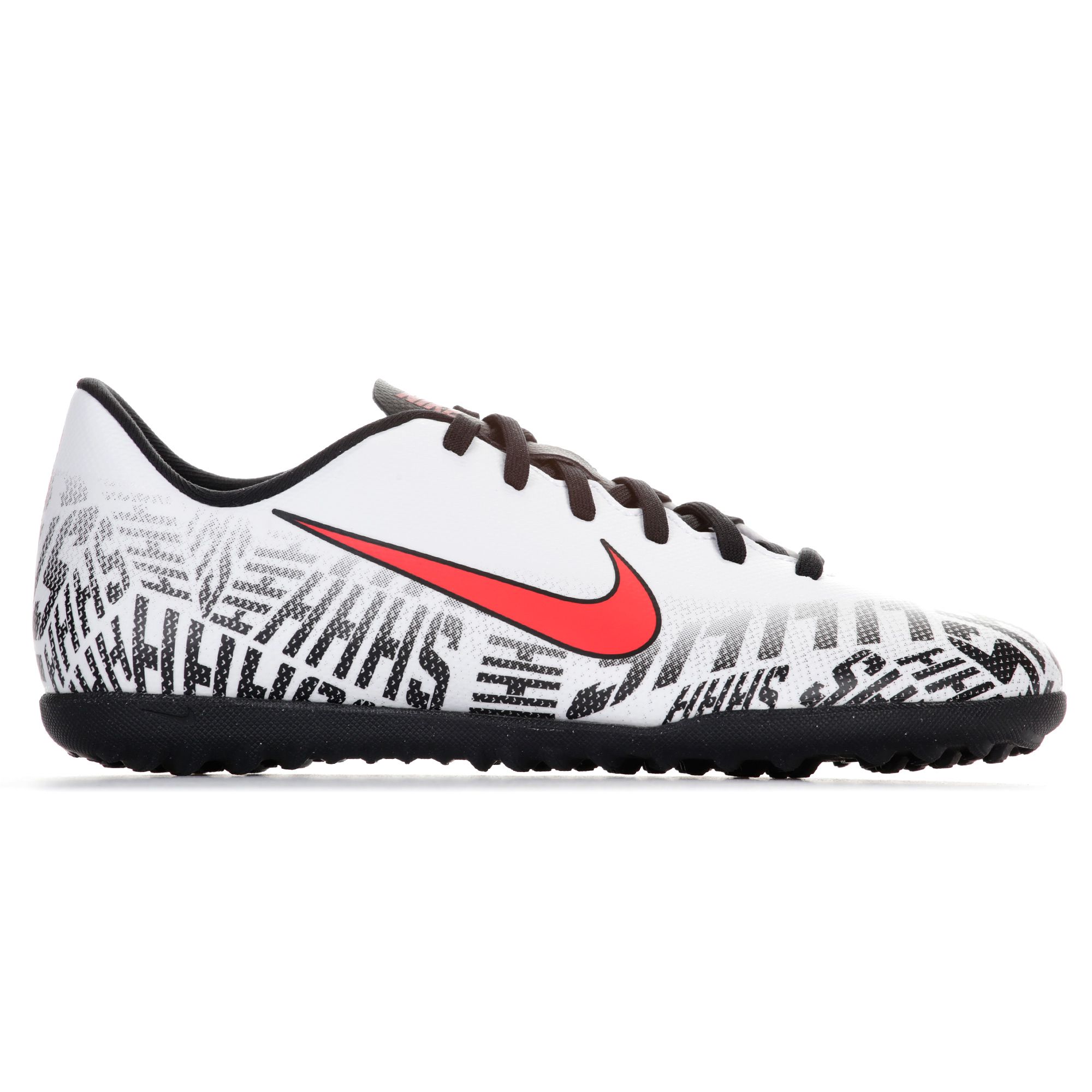 Botas de Fútbol Mercurial Vapor XII Club Multitaco Junior Blanco Negro - Fútbol Factory