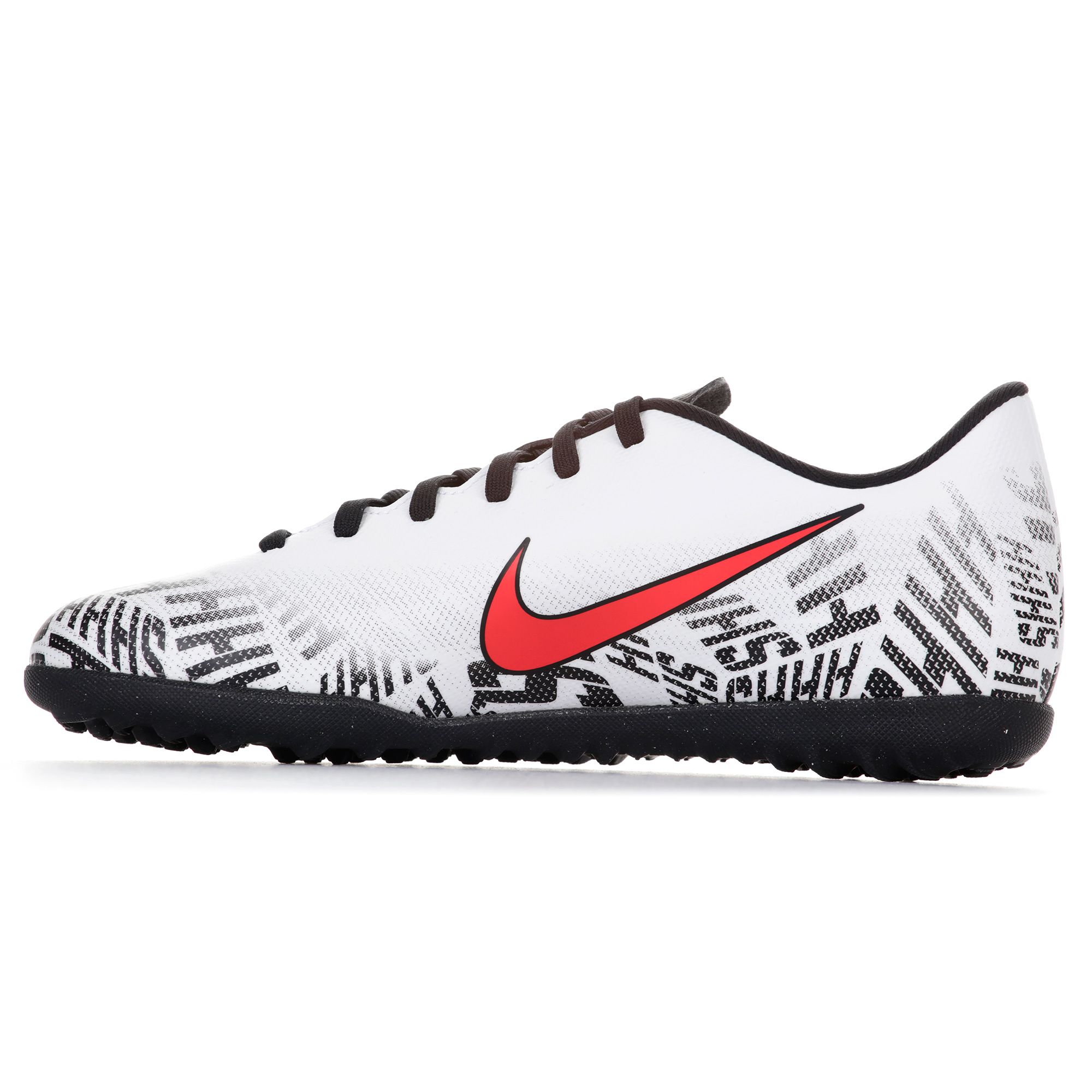 Botas de Fútbol Mercurial Vapor XII Club Multitaco Junior Blanco Negro - Fútbol Factory