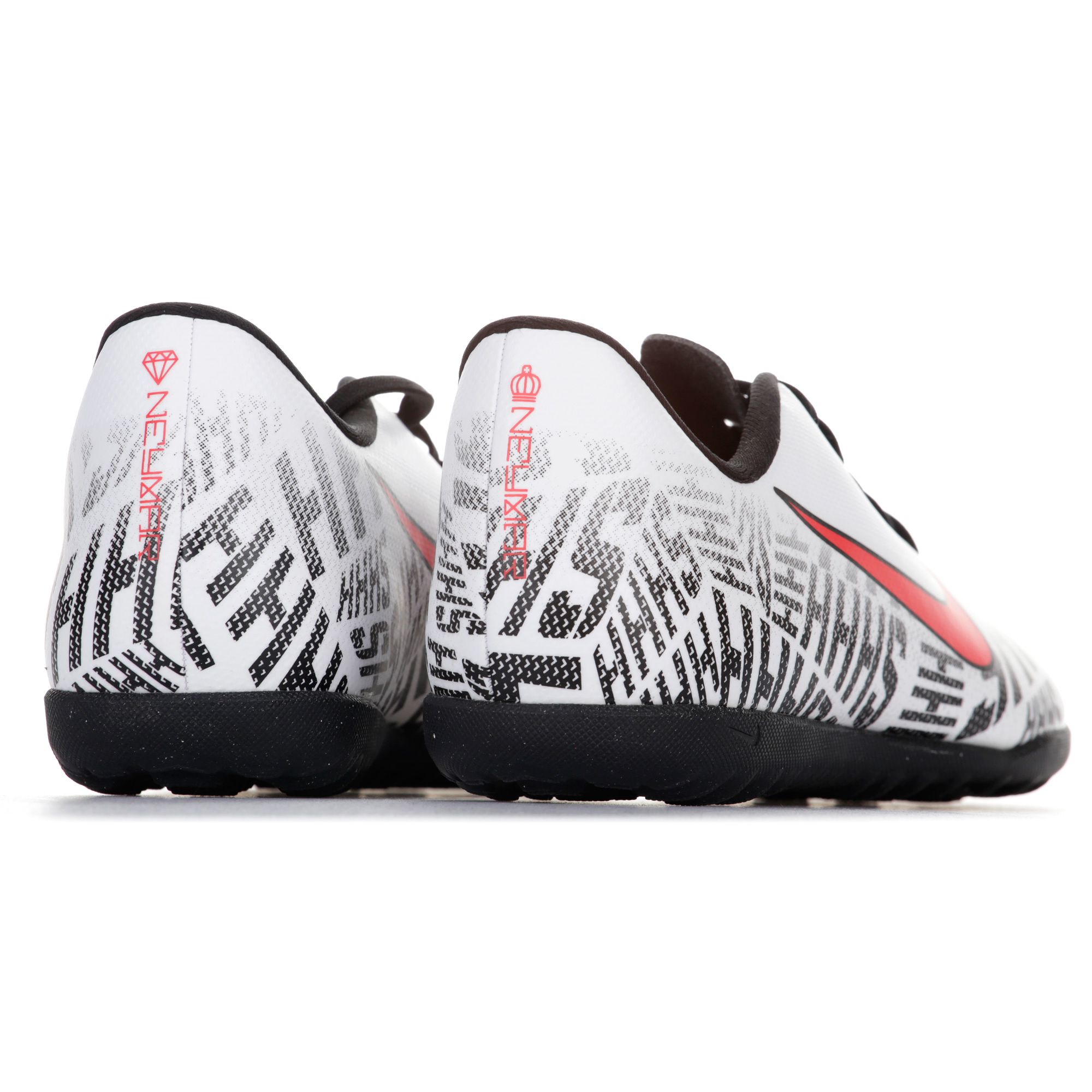Botas de Fútbol Mercurial Vapor XII Club Multitaco Junior Blanco Negro - Fútbol Factory
