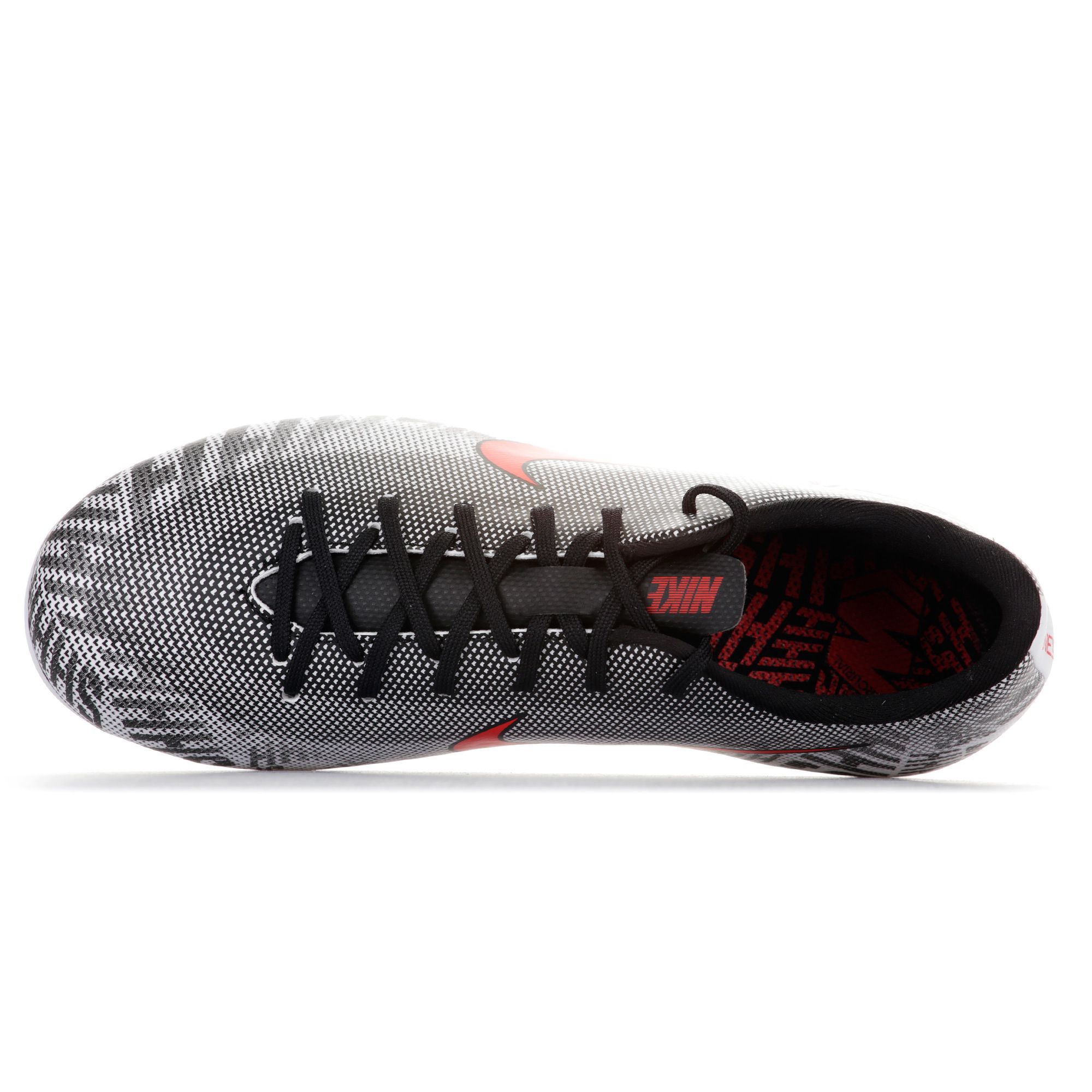 Botas de Fútbol Mercurial Vapor XII Academy NJR FG/MG Junior Blanco Negro - Fútbol Factory