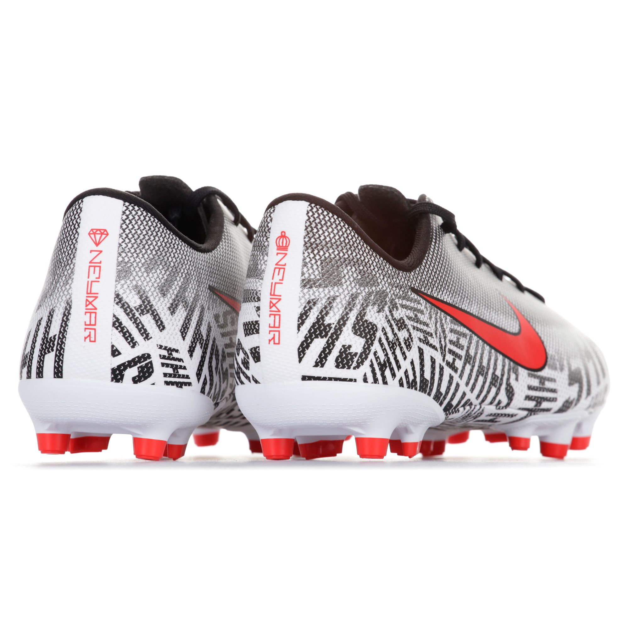 Botas de Fútbol Mercurial Vapor XII Academy NJR FG/MG Junior Blanco Negro - Fútbol Factory