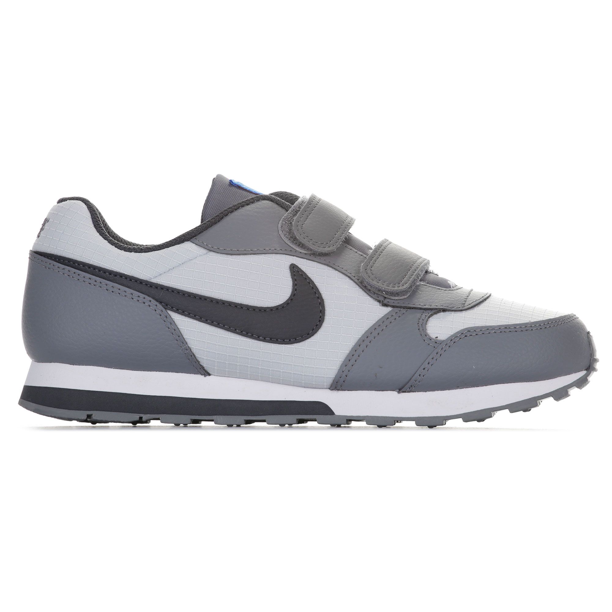Zapatillas de Paseo MD Runner 2 Velcro Junior Plata - Fútbol Factory