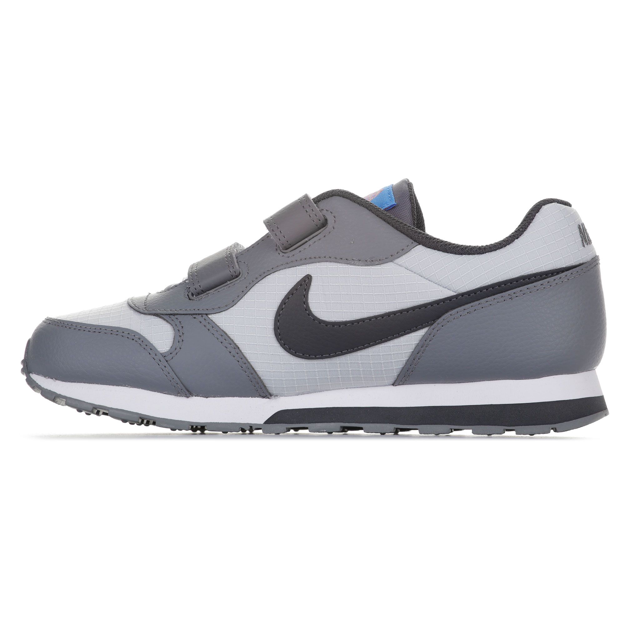 Zapatillas de Paseo MD Runner 2 Velcro Junior Plata - Fútbol Factory