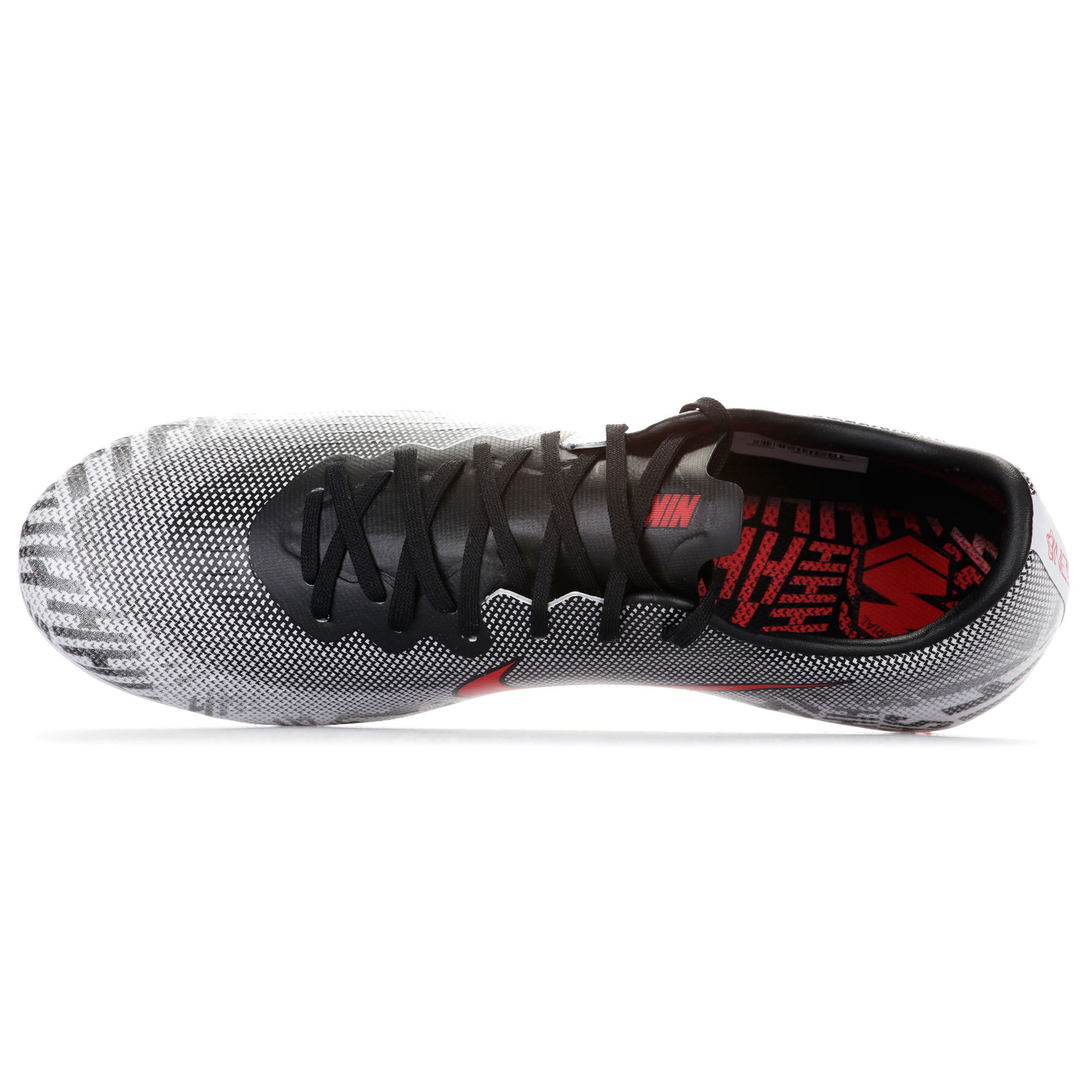Botas de Fútbol Mercurial Vapor XII Pro NJR FG Blanco Negro - Fútbol Factory