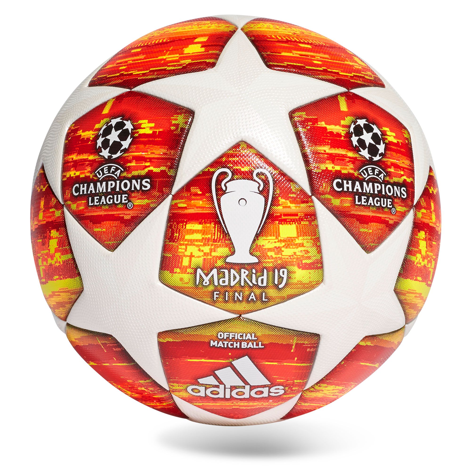 Balón de Fútbol 11 Finale Madrid OMB UCL 2018/2019 Blanco Naranja - Fútbol Factory