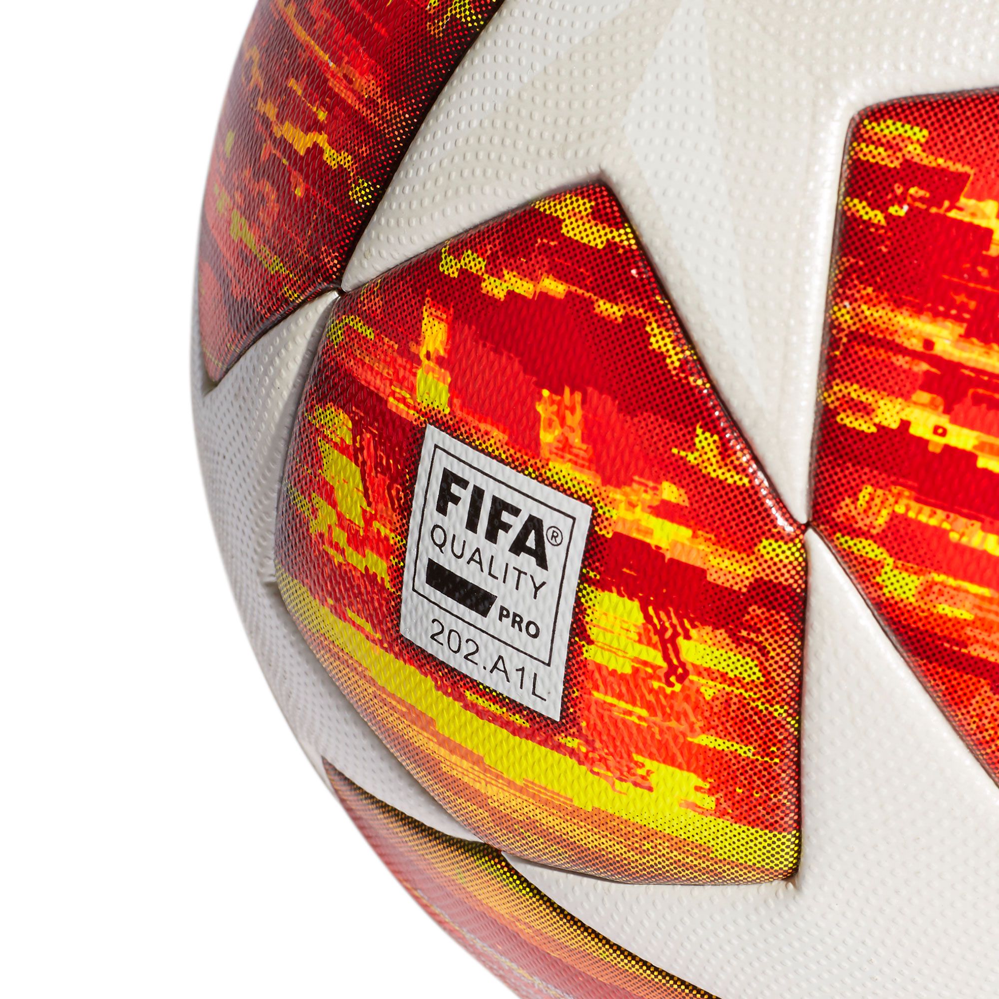 Balón de Fútbol 11 Finale Madrid OMB UCL 2018/2019 Blanco Naranja - Fútbol Factory