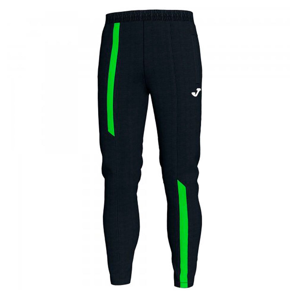 Pantalón Largo de Training Supernova Negro Verde - Fútbol Factory