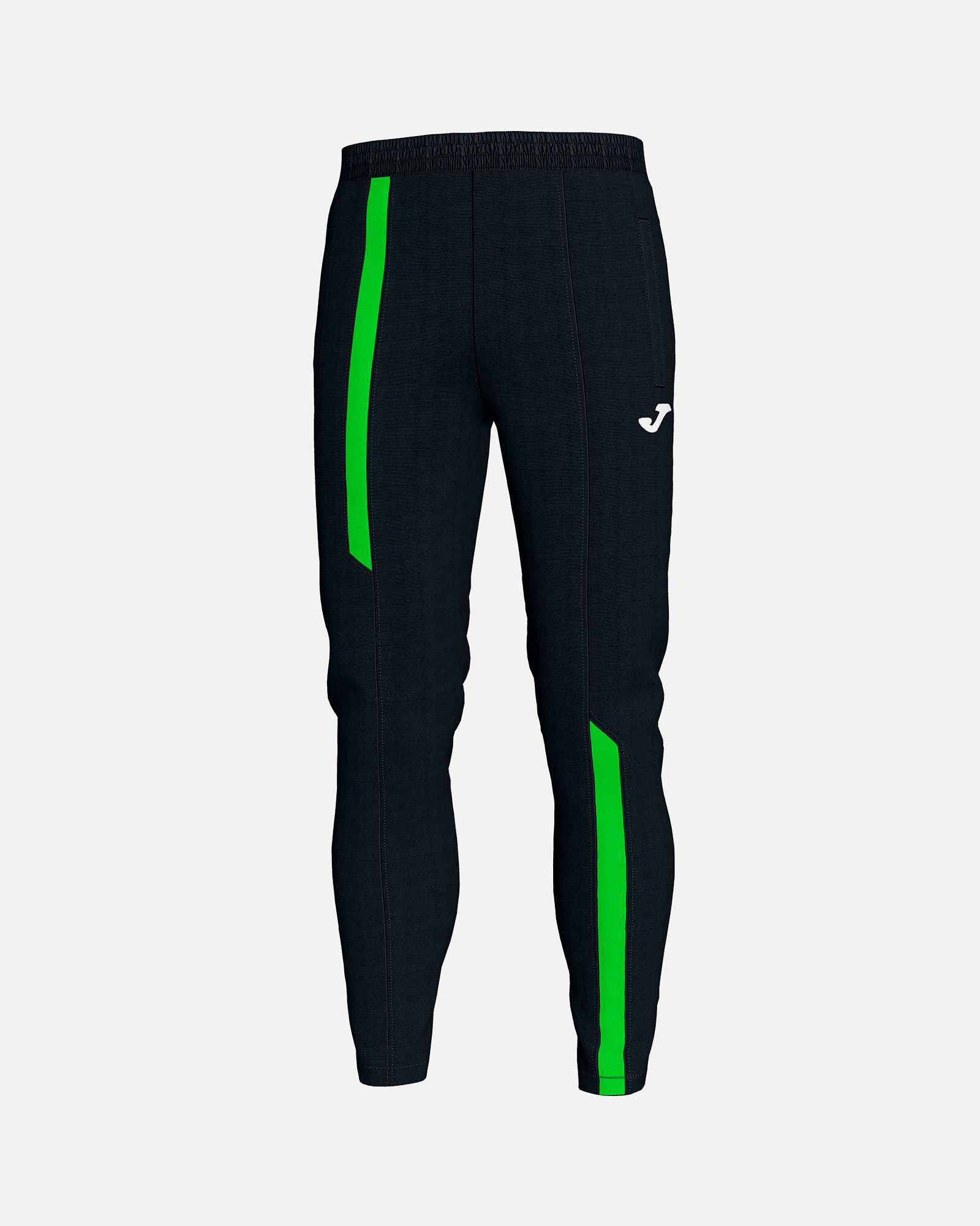 Pantalón Largo de Training Supernova Junior Negro Verde - Fútbol Factory