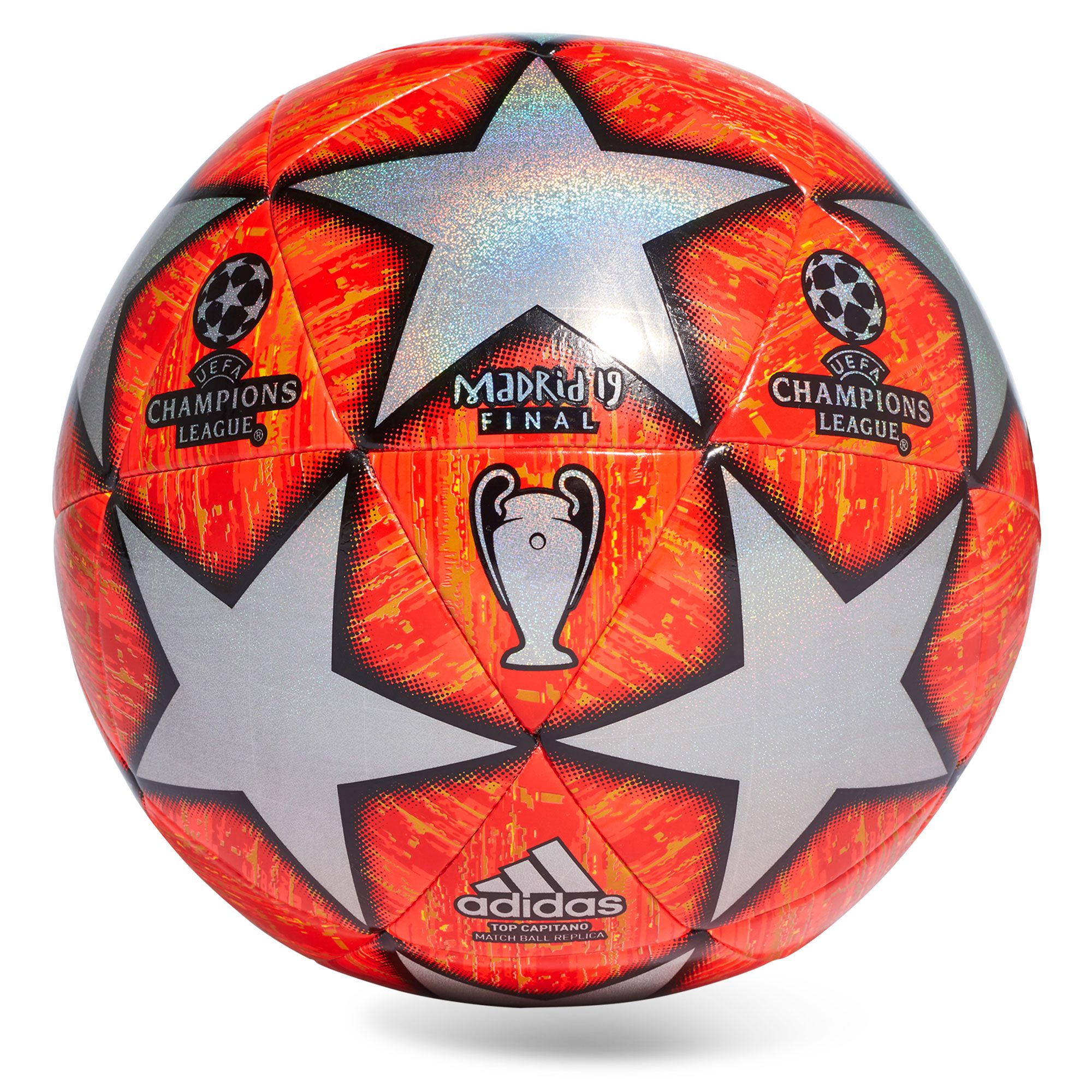 Balón de Fútbol 11 UCL Finale Madrid Capitano Naranja Plata