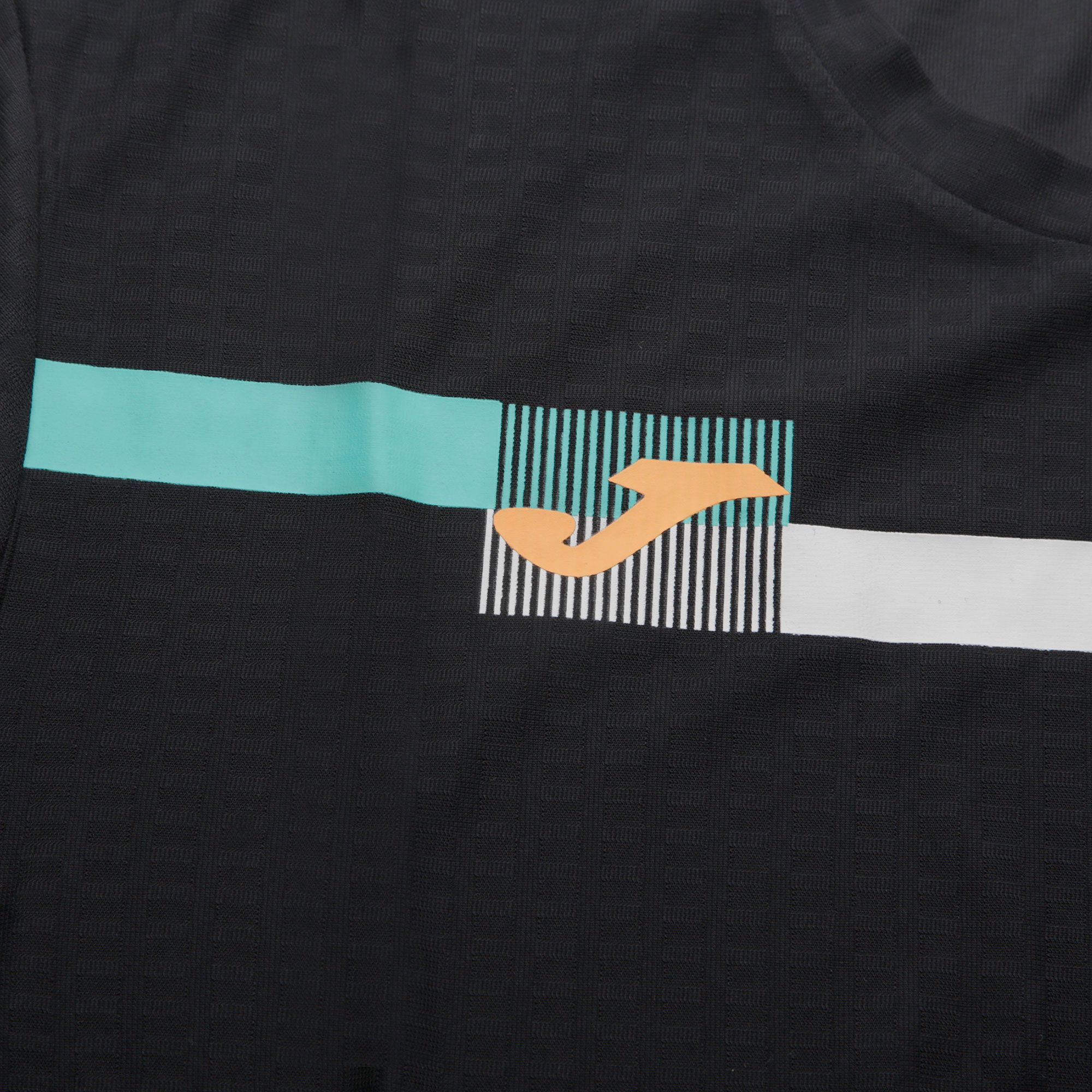 Camiseta Tenis y Padel Open Azul Negro - Fútbol Factory