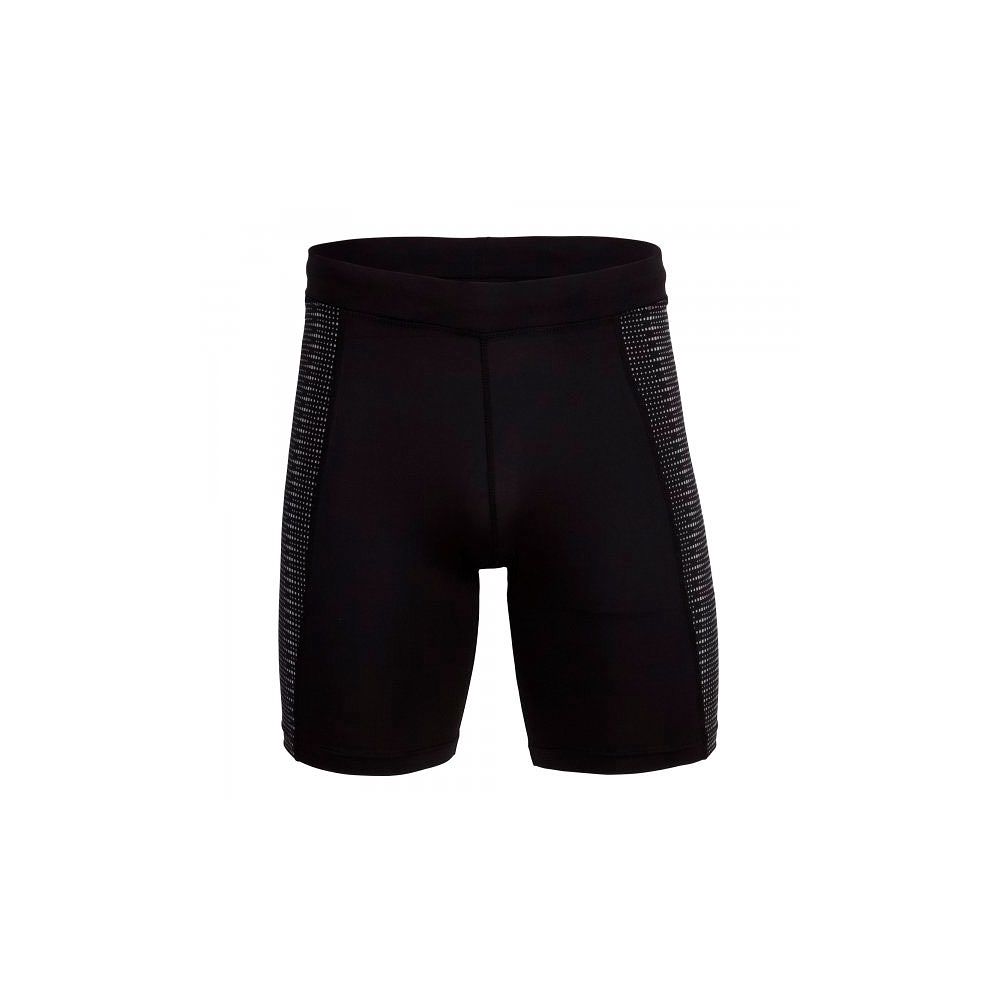 Mallas Cortas de Running Night Negro - Fútbol Factory