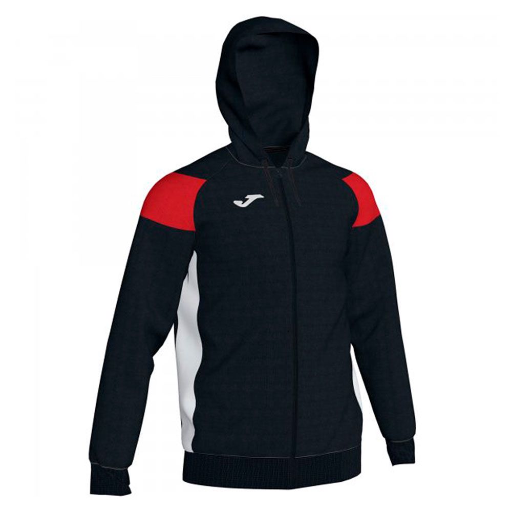 Chaqueta con Capucha de Training Crew III Negro Rojo - Fútbol Factory