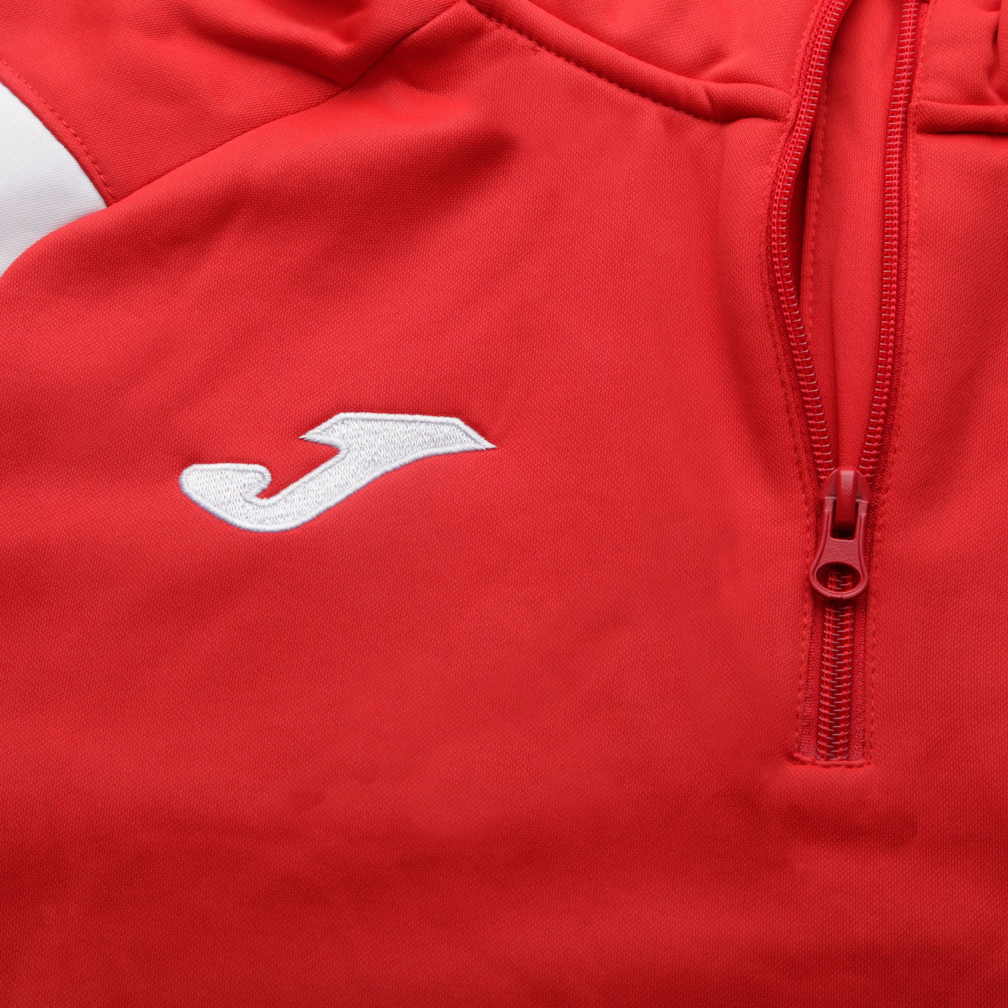 Chaqueta con Capucha de Training Crew III Rojo Blanco - Fútbol Factory