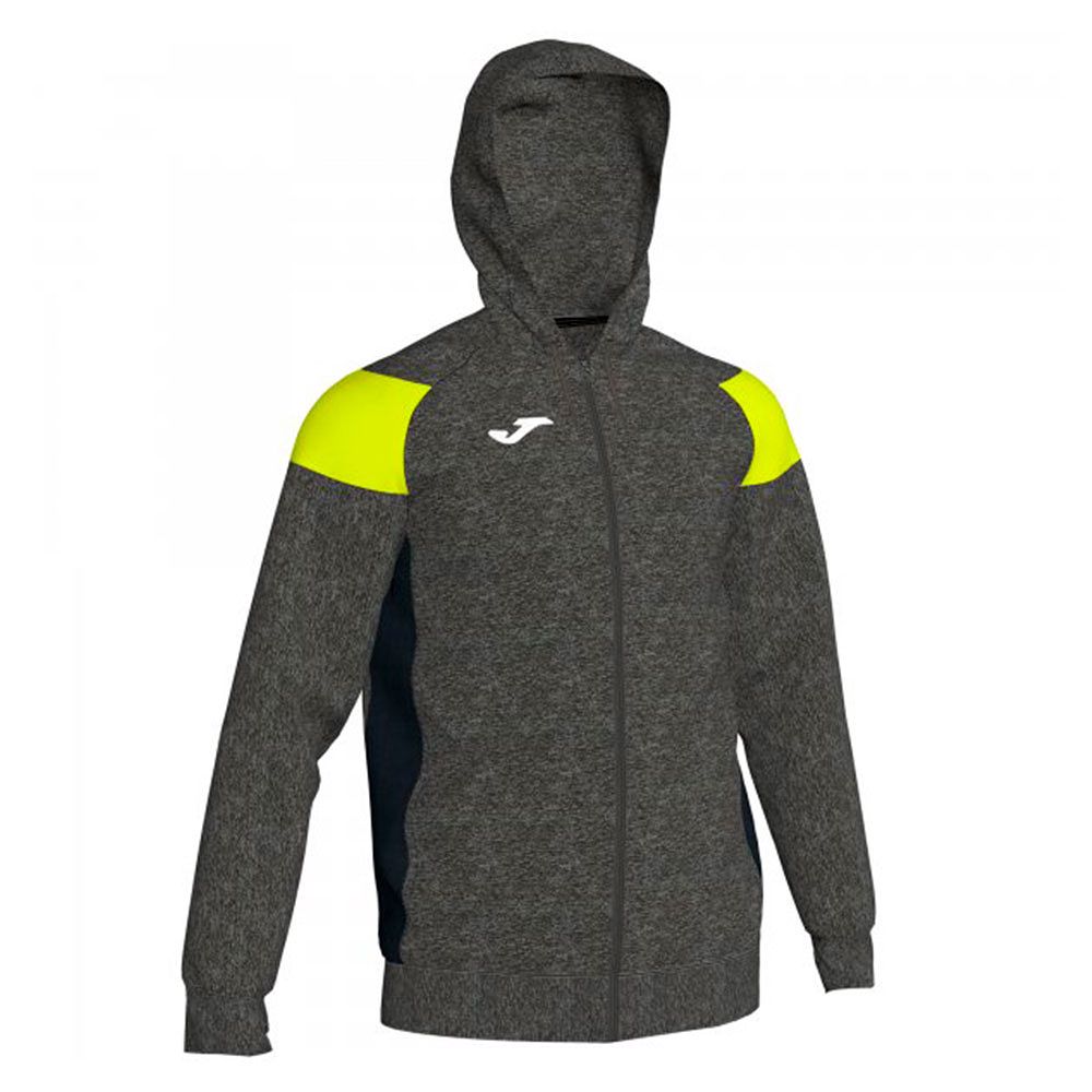 Chaqueta con Capucha de Training Crew III Gris Amarillo - Fútbol Factory