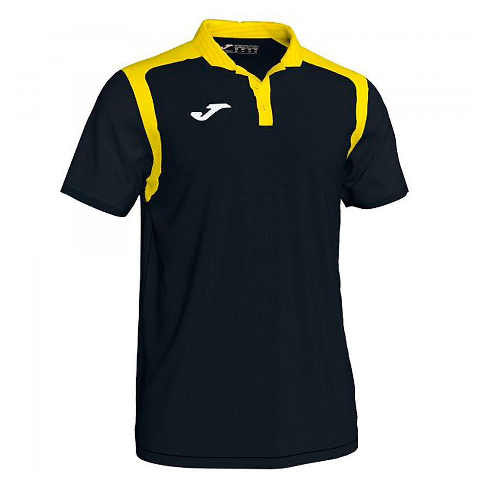 Polo de Paseo Champion V Negro Amarillo - Fútbol Factory
