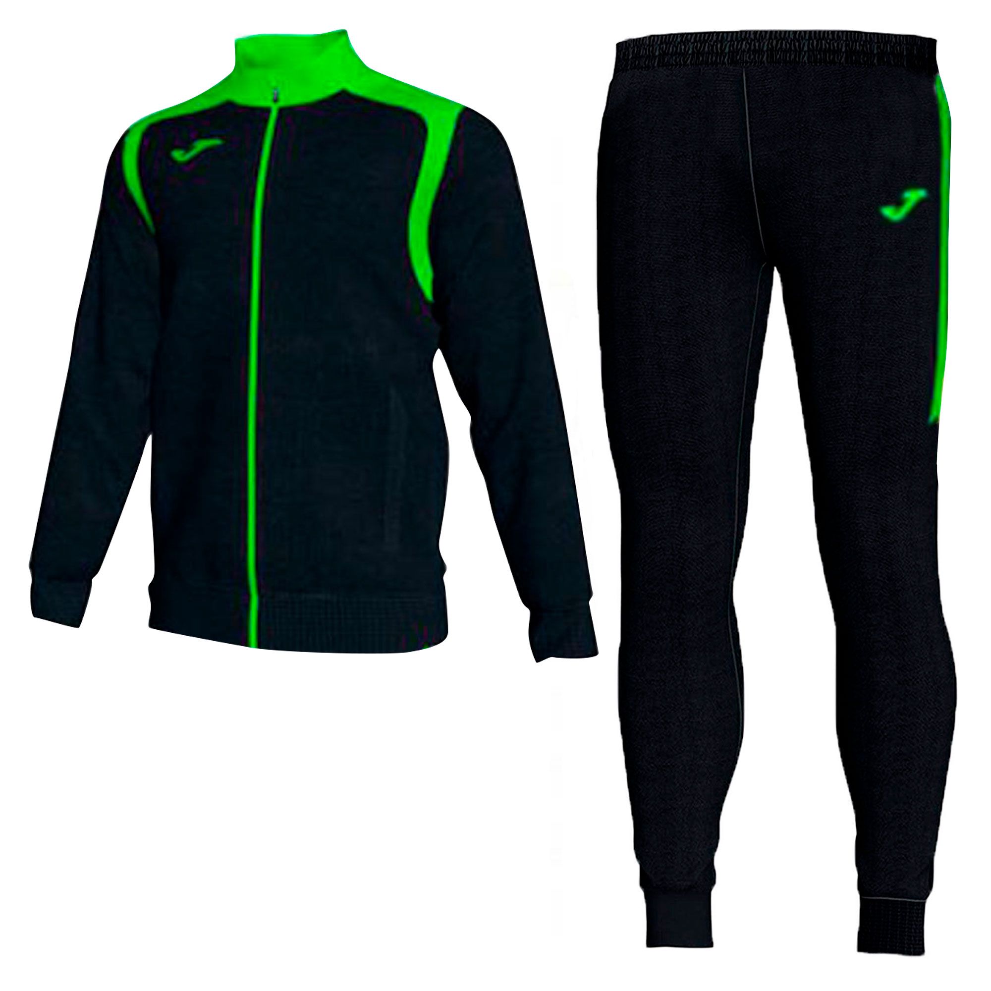 Chándal de Training Champion V Negro Verde - Fútbol Factory