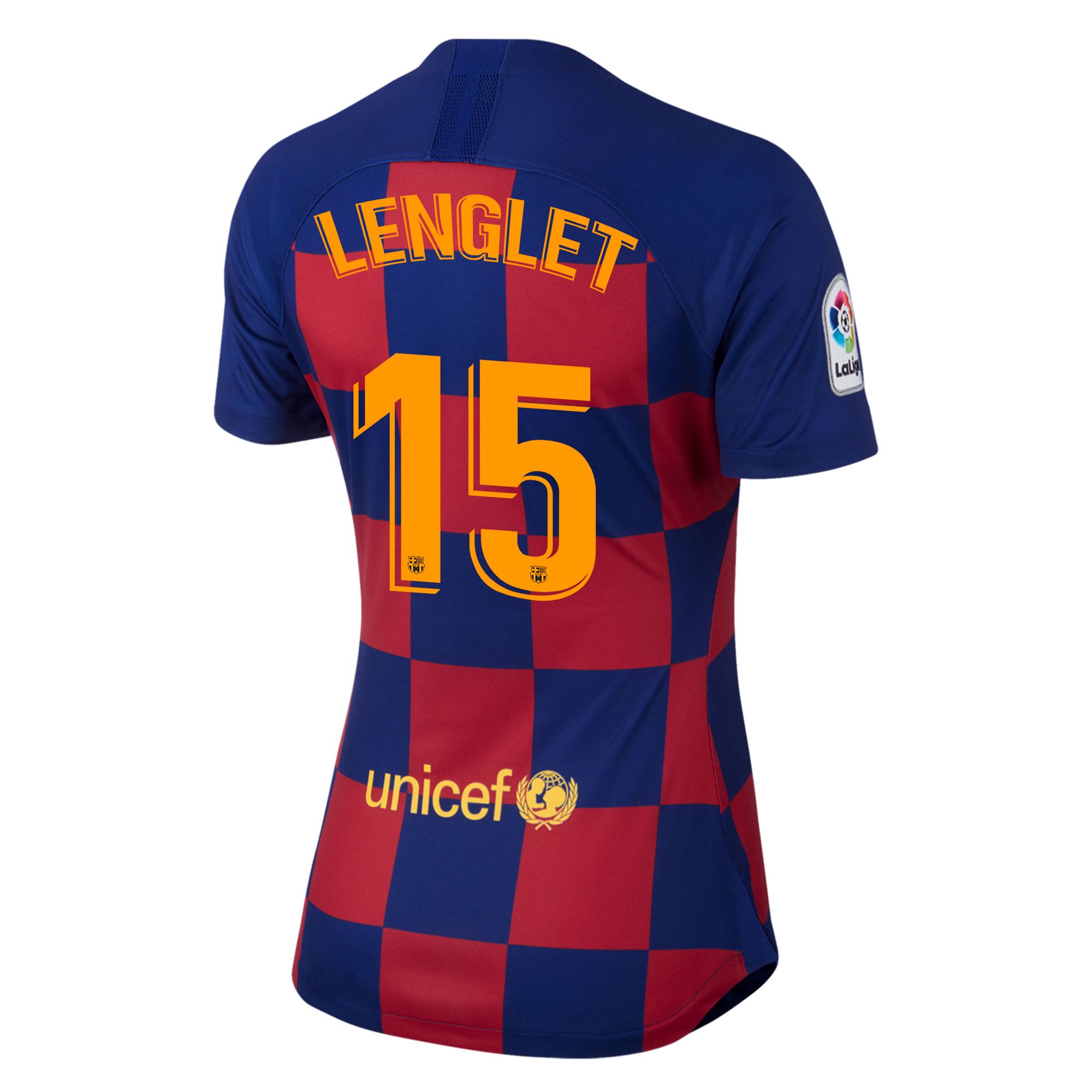 Camiseta 1ª FC Barcelona 2019/2020 Mujer Lenglet - Fútbol Factory