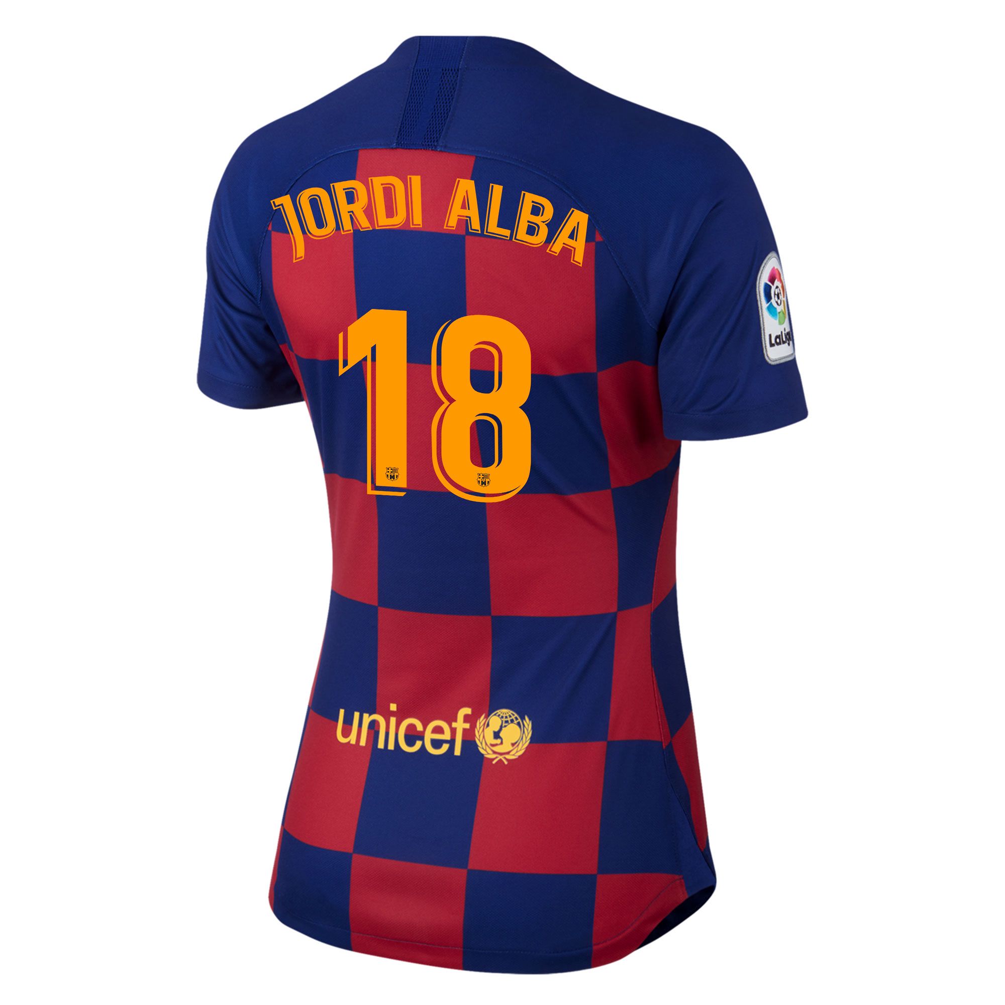 Camiseta 1ª FC Barcelona 2019/2020 Mujer Jordi Alba - Fútbol Factory