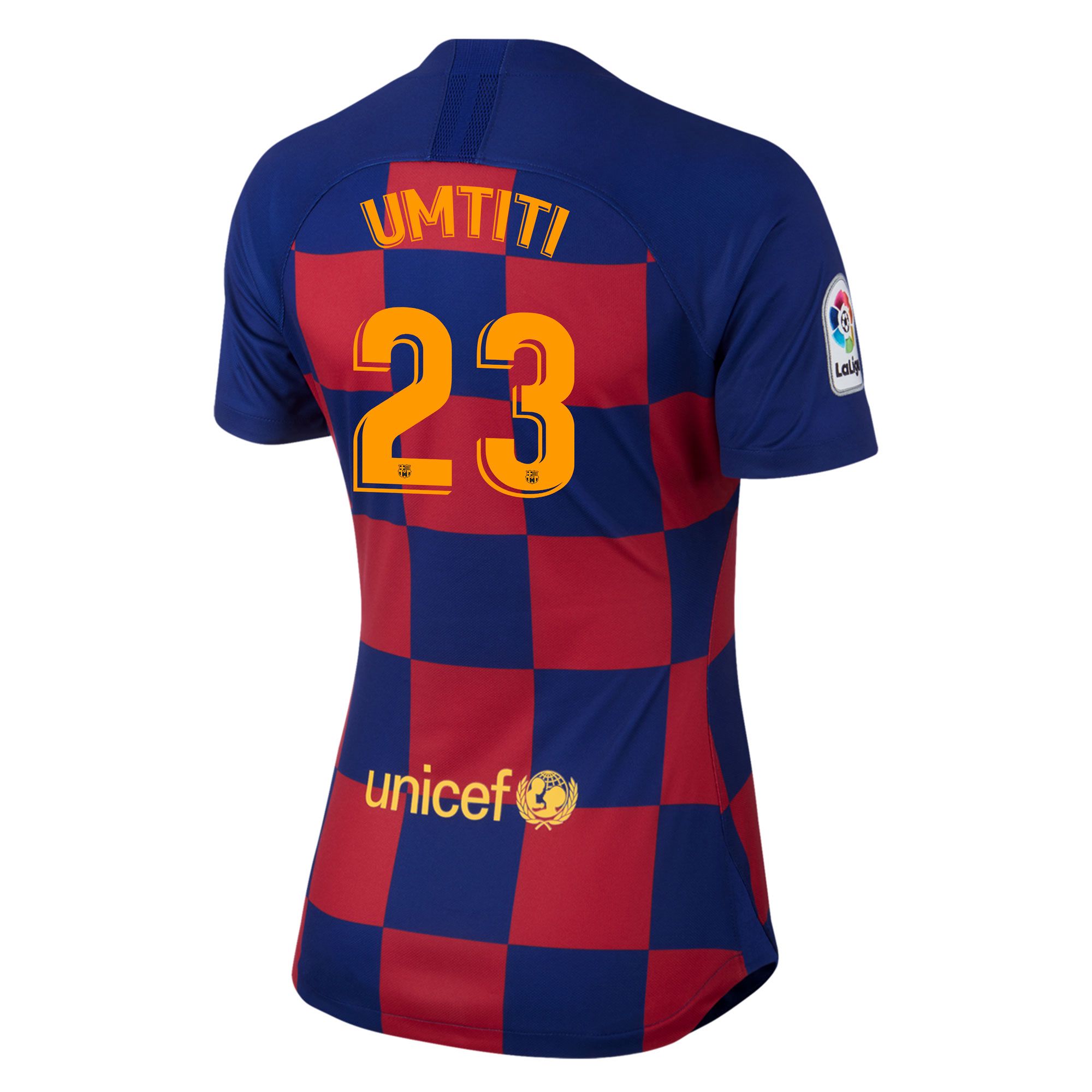 Camiseta 1ª FC Barcelona 2019/2020 Mujer Umtiti - Fútbol Factory