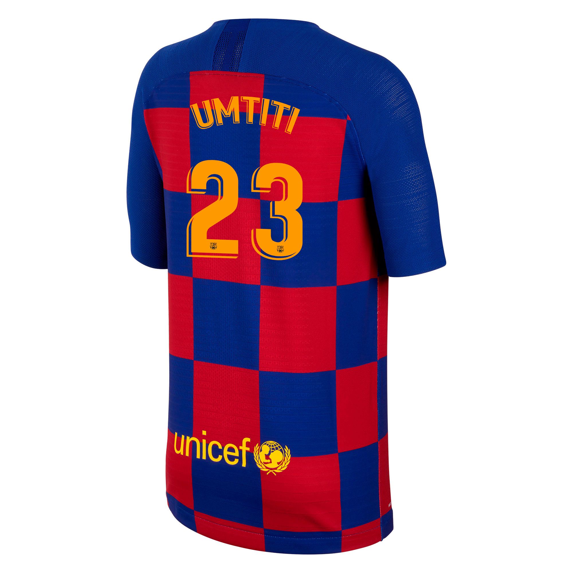 Camiseta 1ª FC Barcelona 2019/2020 Vapor Match Junior Umtiti Camiseta 1ª FC Barcelona 2019/2020 Vapor Match Junior Umtiti - Fútbol Factory