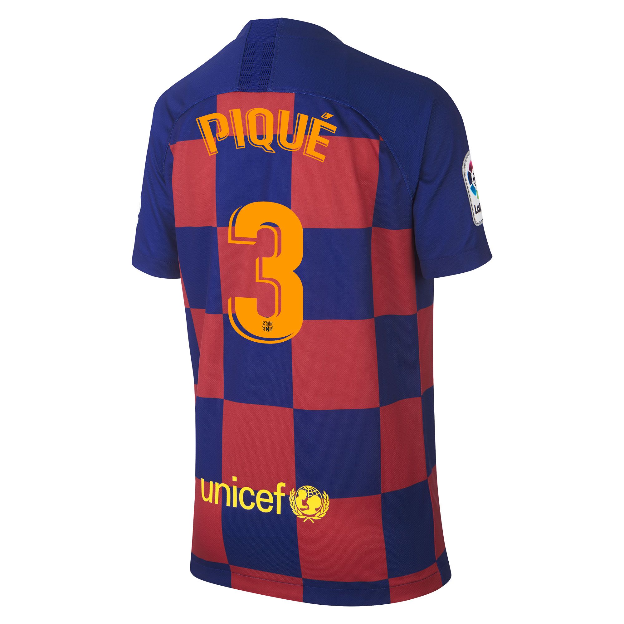 Camiseta 1ª FC Barcelona 2019/2020 Junior Piqué - Fútbol Factory