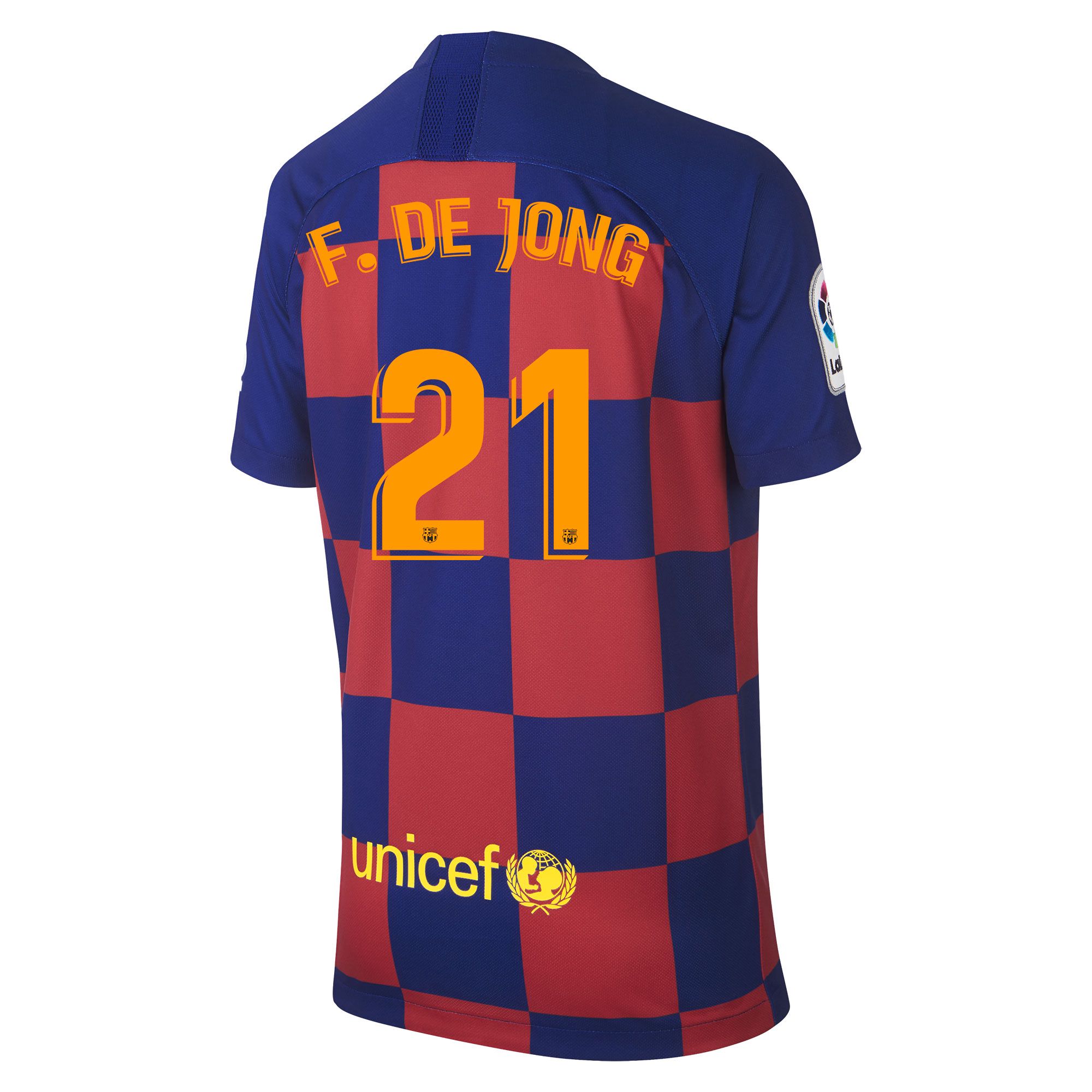 Camiseta 1ª FC Barcelona 2019/2020 Junior F. De Jong - Fútbol Factory