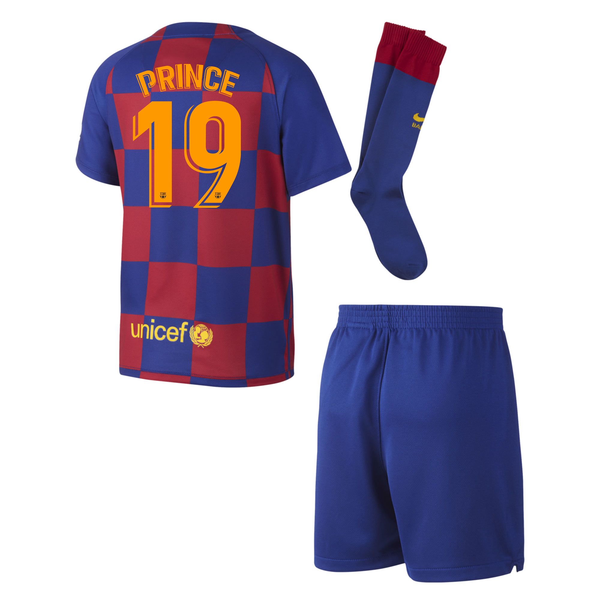 Conjunto 1ª FC Barcelona 2019/2020 Infantil Prince - Fútbol Factory