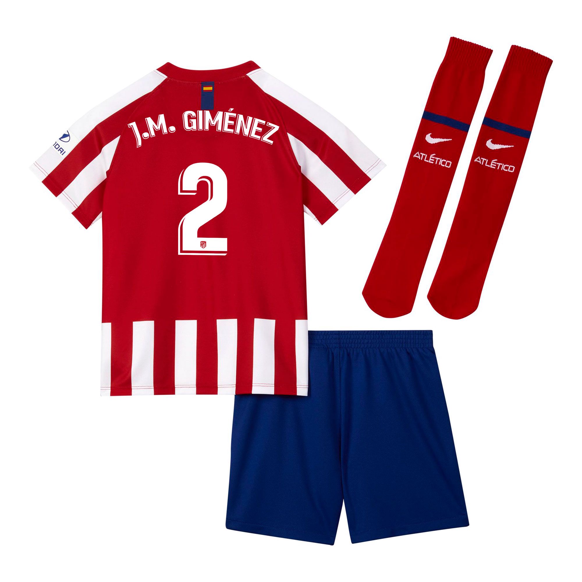 Conjunto 1ª Atlético de Madrid 2019/2020 Infantil J.M. Gimenez - Fútbol Factory