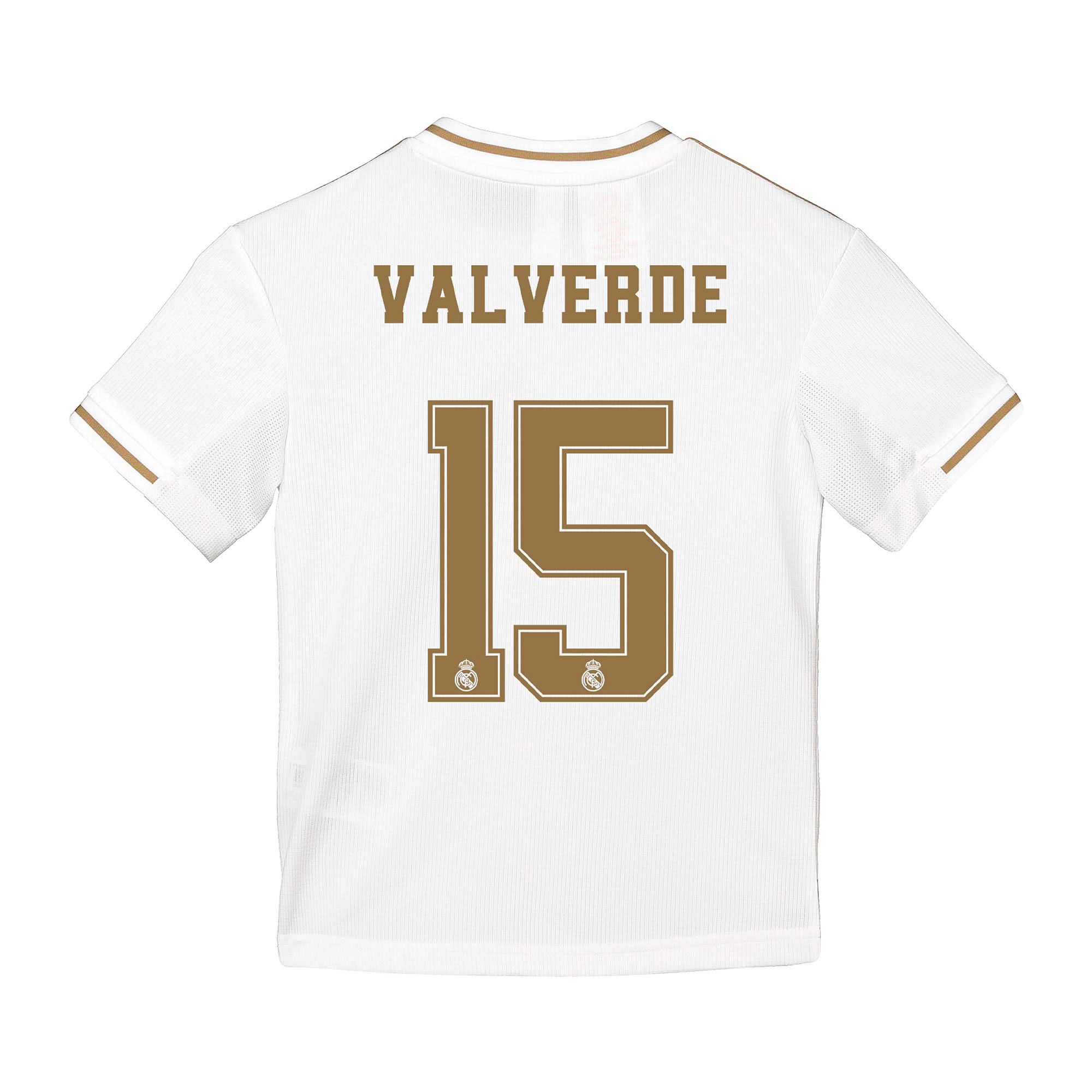 Camiseta 1ª Real Madrid 2019/2020 Junior Valverde - Fútbol Factory