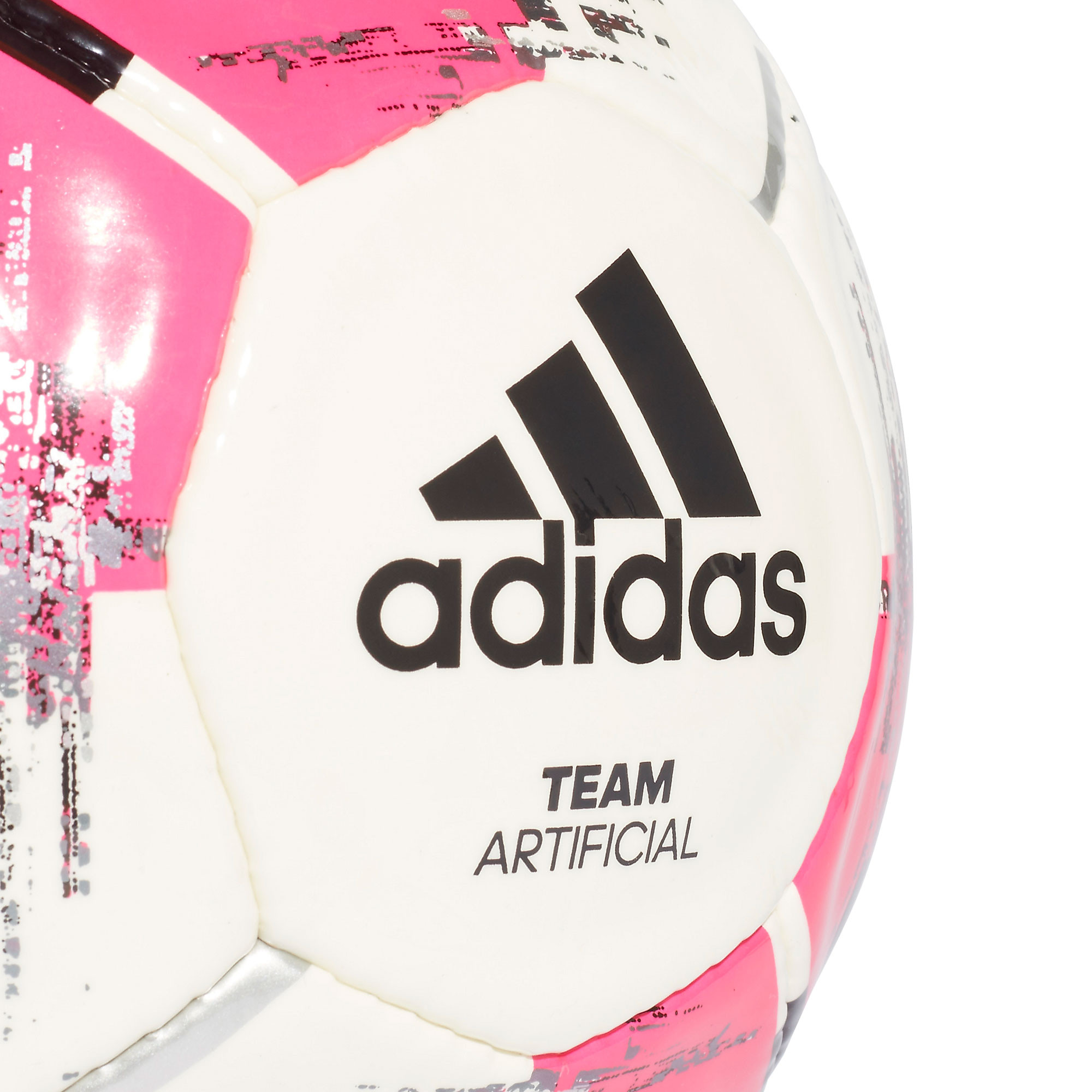 Balón de Fútbol 7 Team Artificial Blanco Rosa - Fútbol Factory