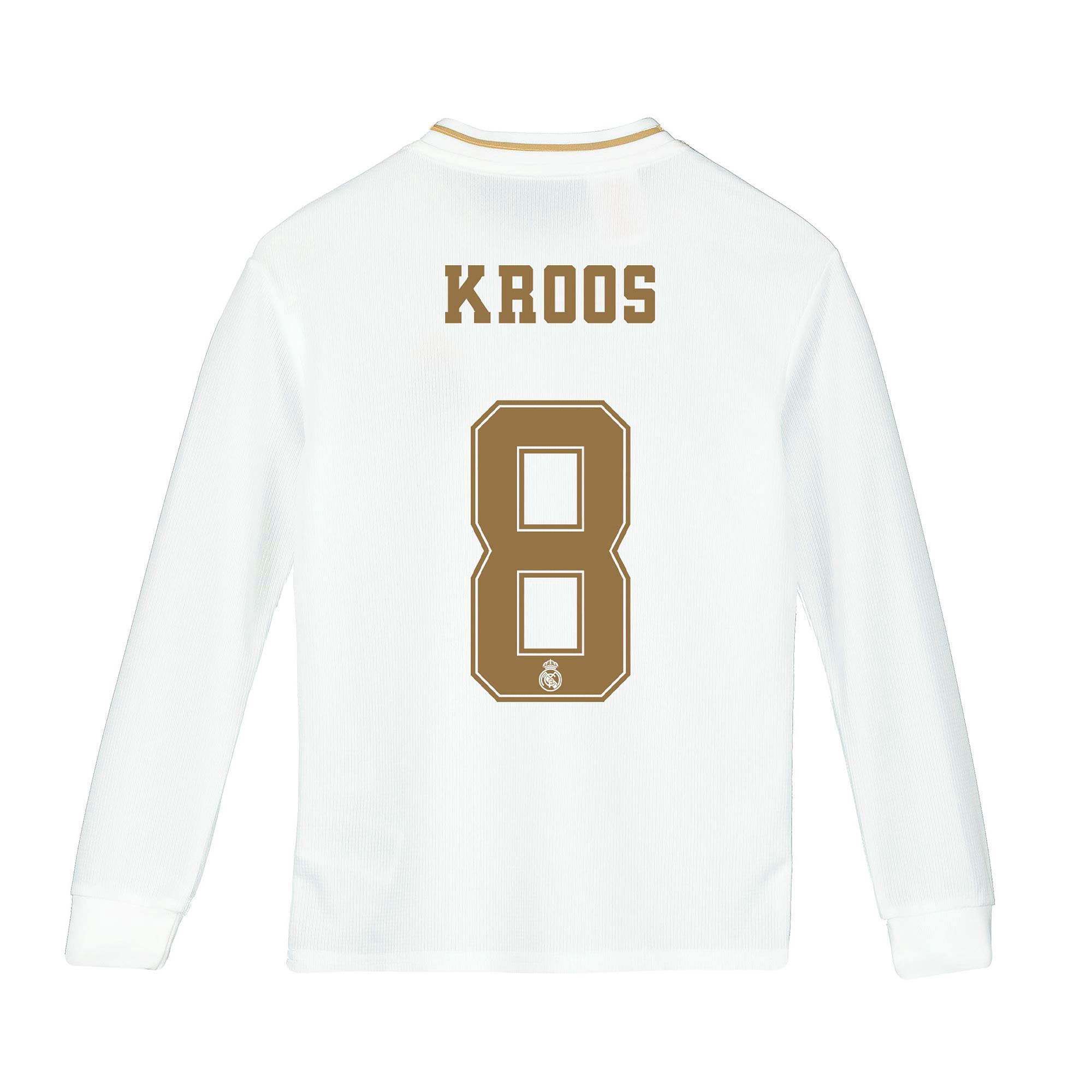 Camiseta 1ª Real Madrid 2019/2020 Manga Larga Junior Kroos - Fútbol Factory