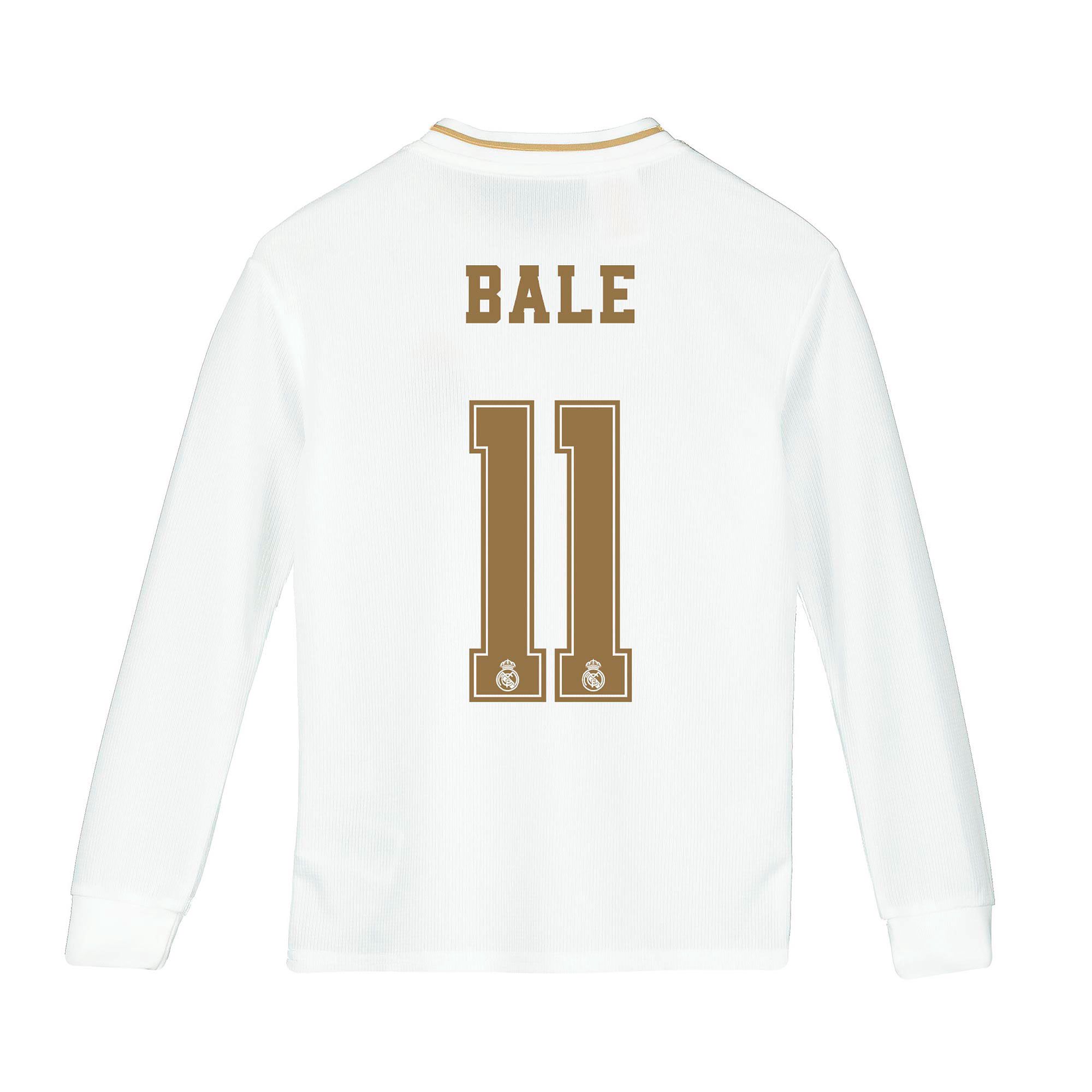 Camiseta 1ª Real Madrid 2019/2020 Manga Larga Junior Bale - Fútbol Factory